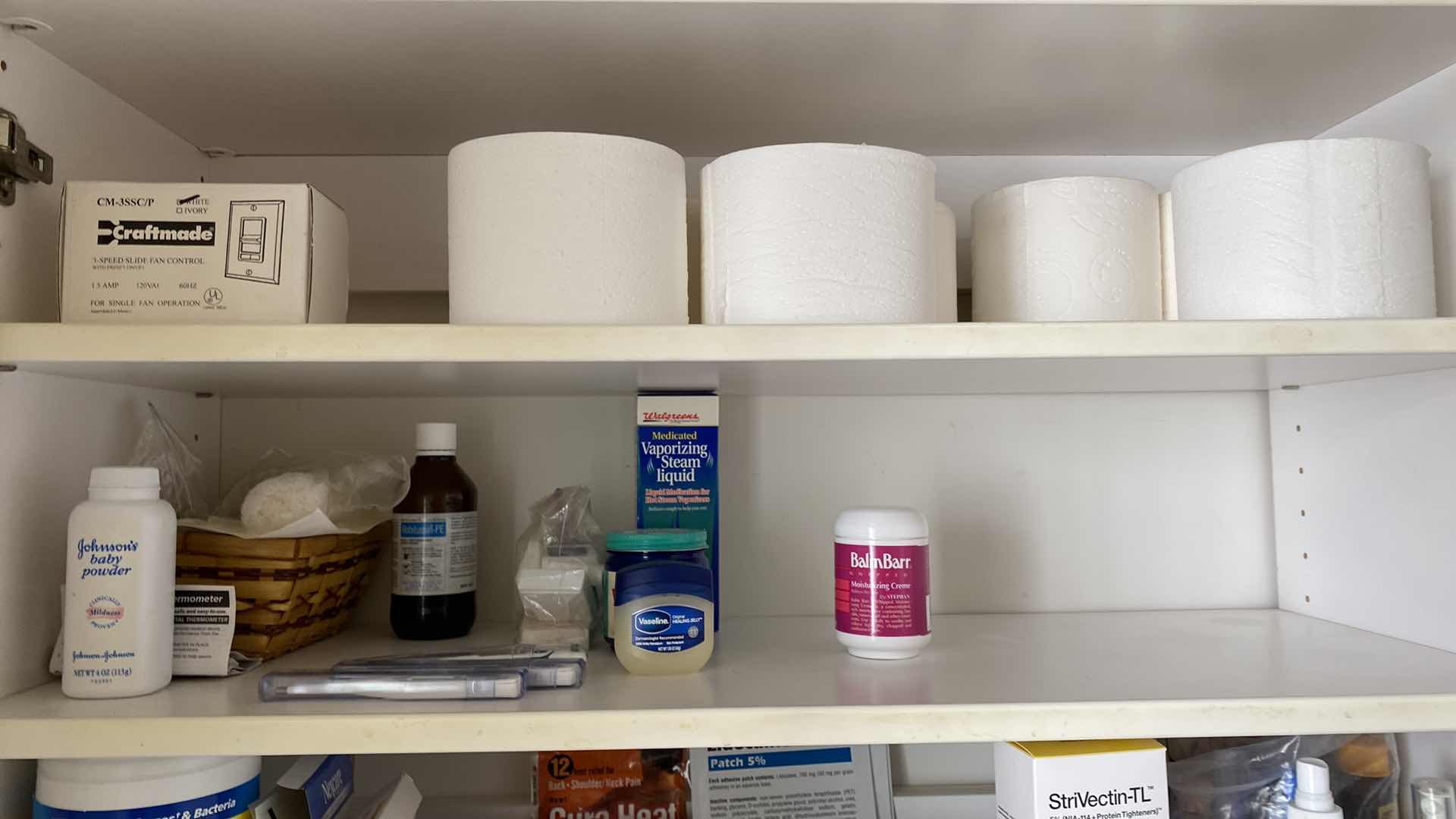 Photo 1 of CONTENTS IN CABINET MASTER BATH