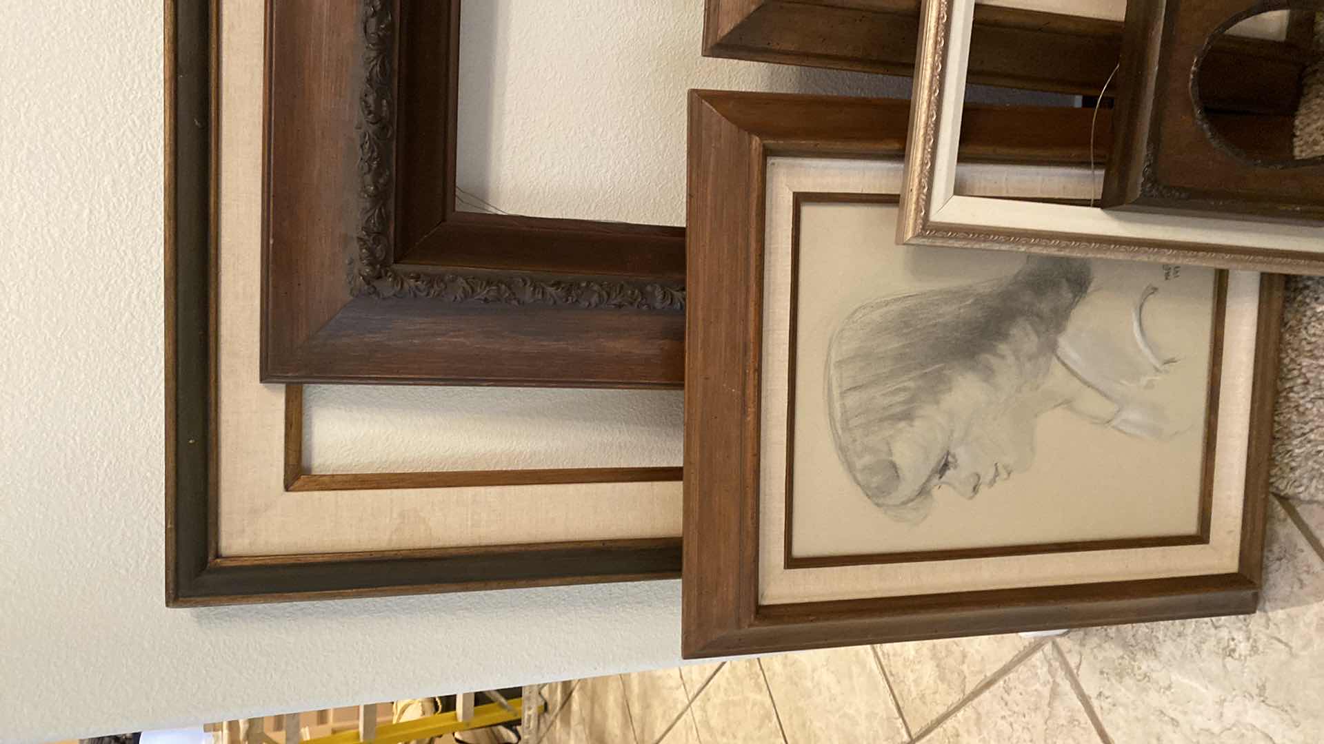 Photo 2 of ASSORTED FRAMES FOR ARTWORK LARGEST 31” x 38”