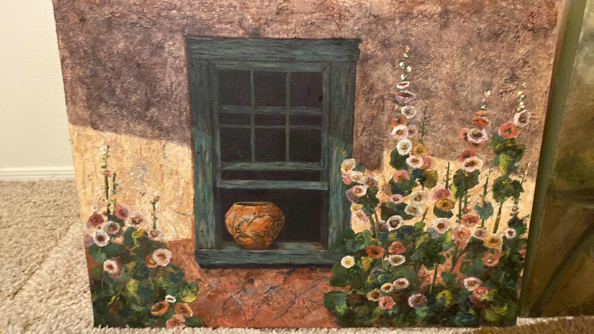 Photo 1 of ASSORTED CANVAS ARTWORK LARGEST 22” x 28 1/2”