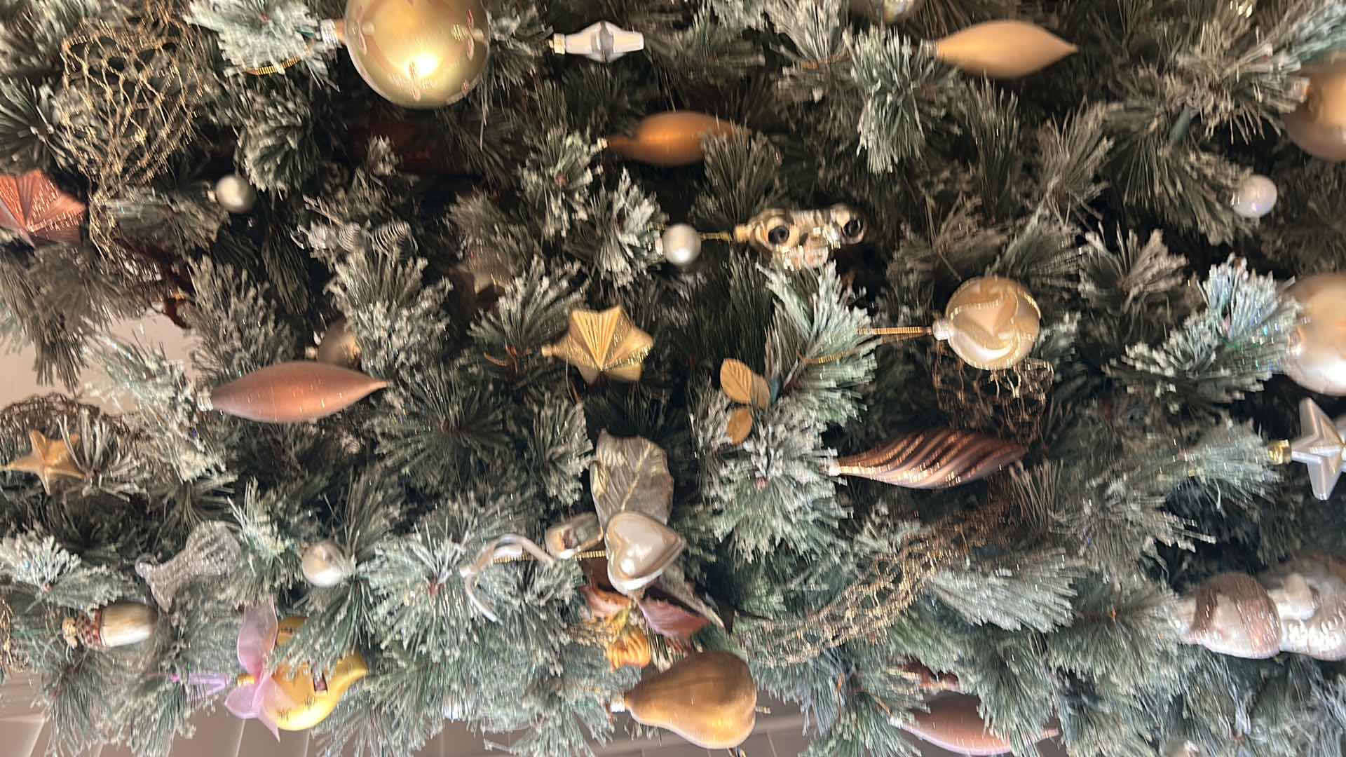 Photo 5 of 8’ DOUBLE HEADED CHRISTMAS TREE WITH ORNAMENTS AND LIGHTS