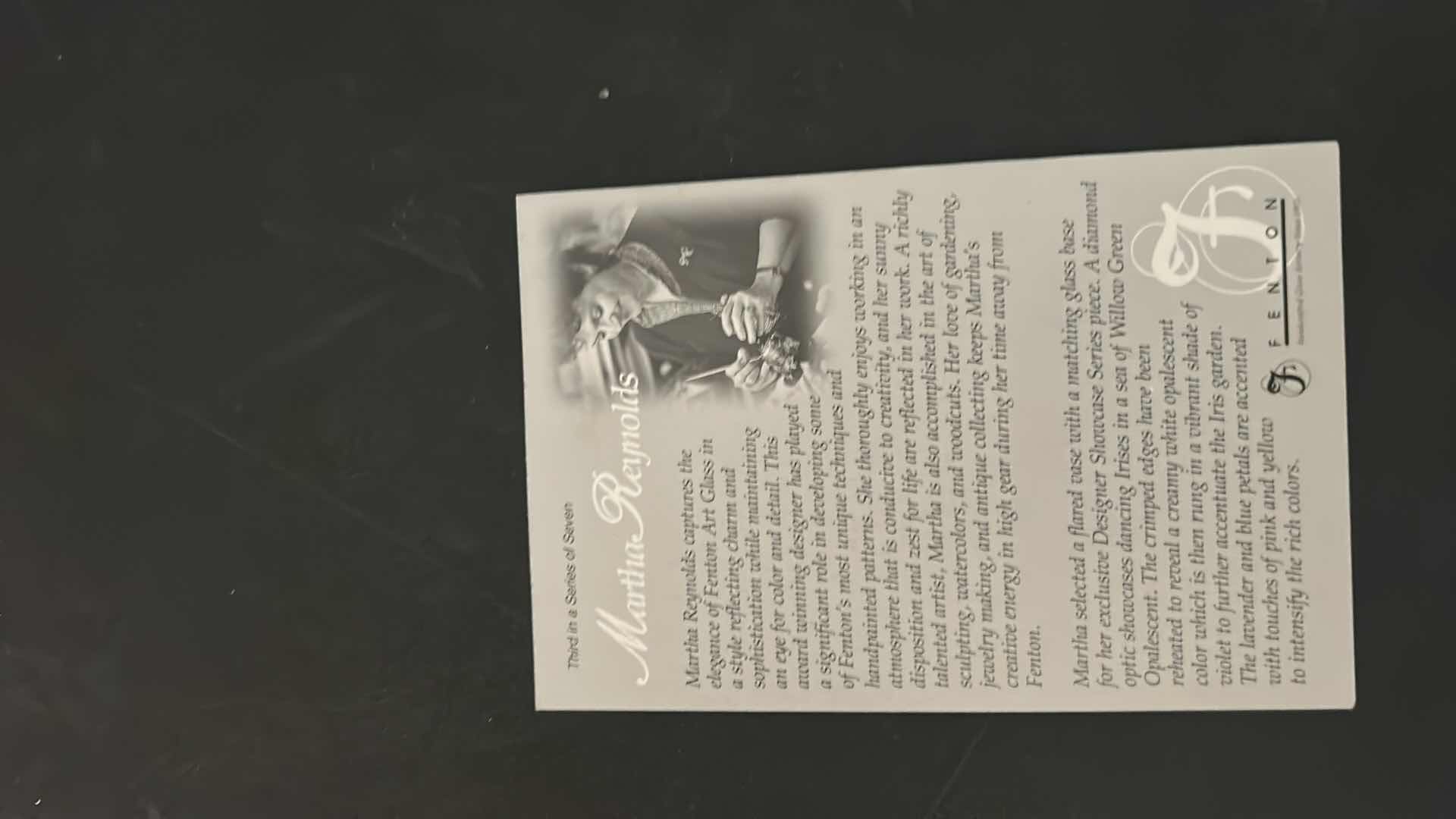 Photo 6 of FENTON HAND PAINTED VASE 6”