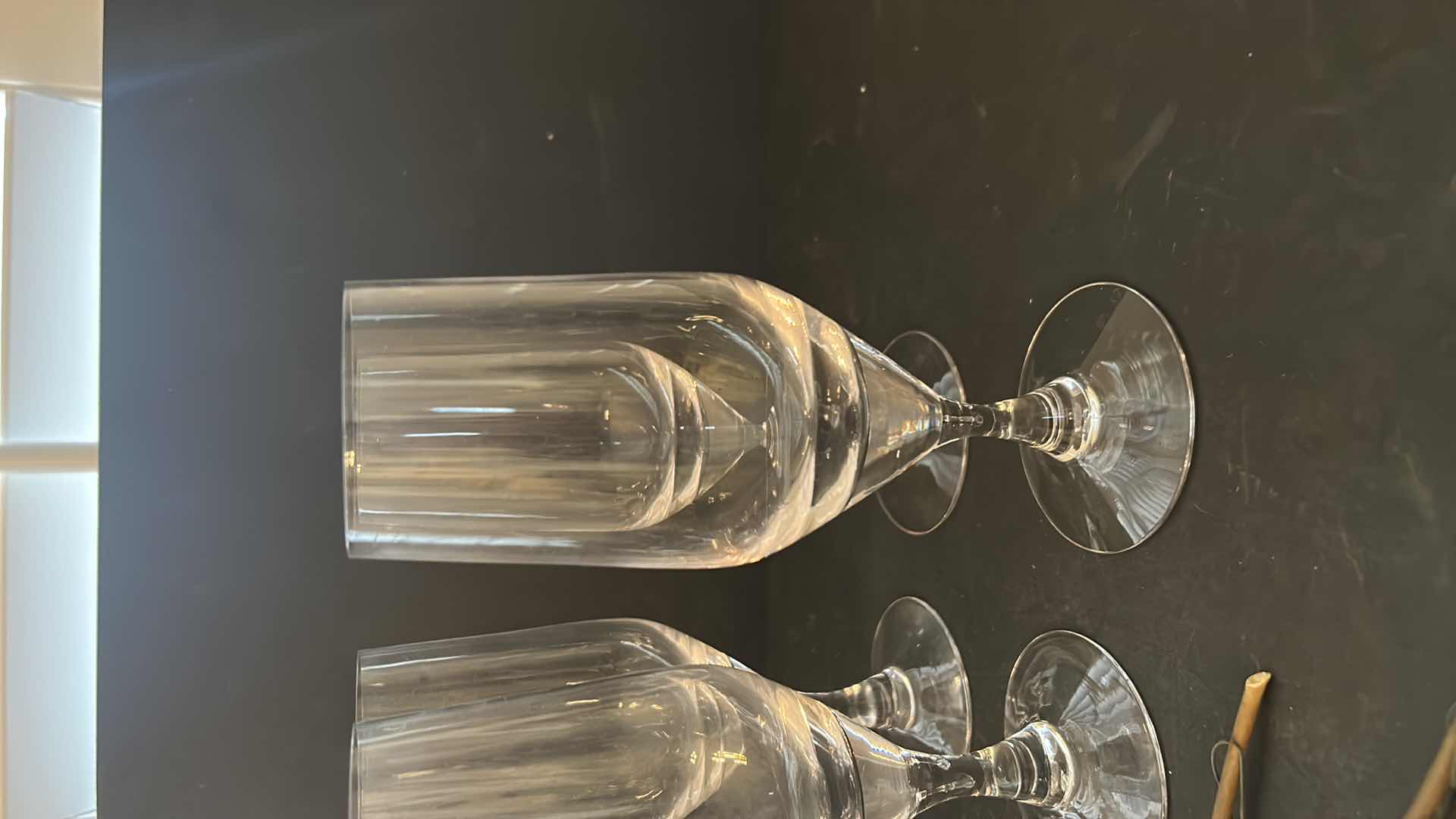 Photo 1 of 8 PIECE CRYSTAL STEMWARE