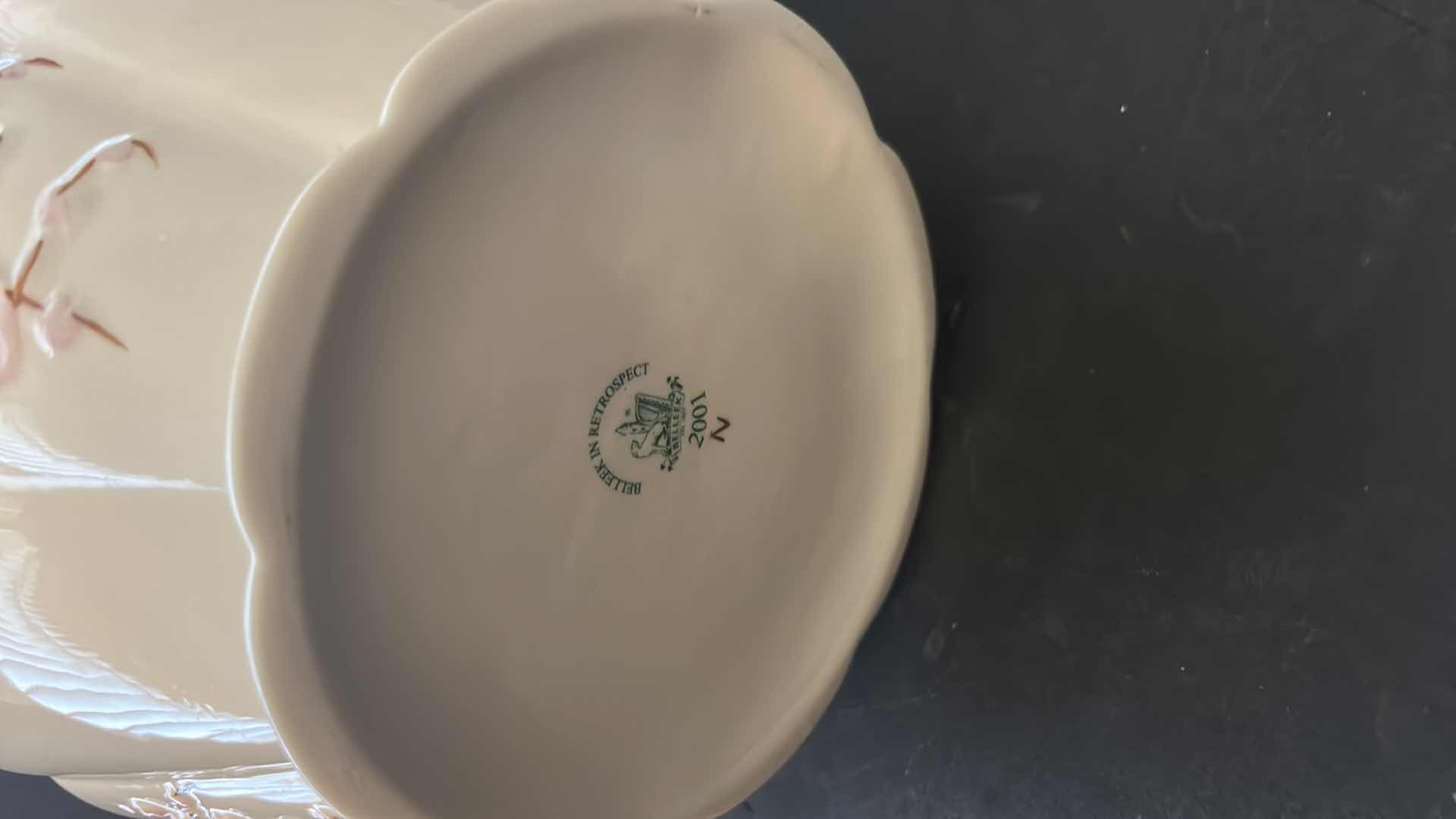 Photo 5 of BELLEEK PORCELAIN VASE