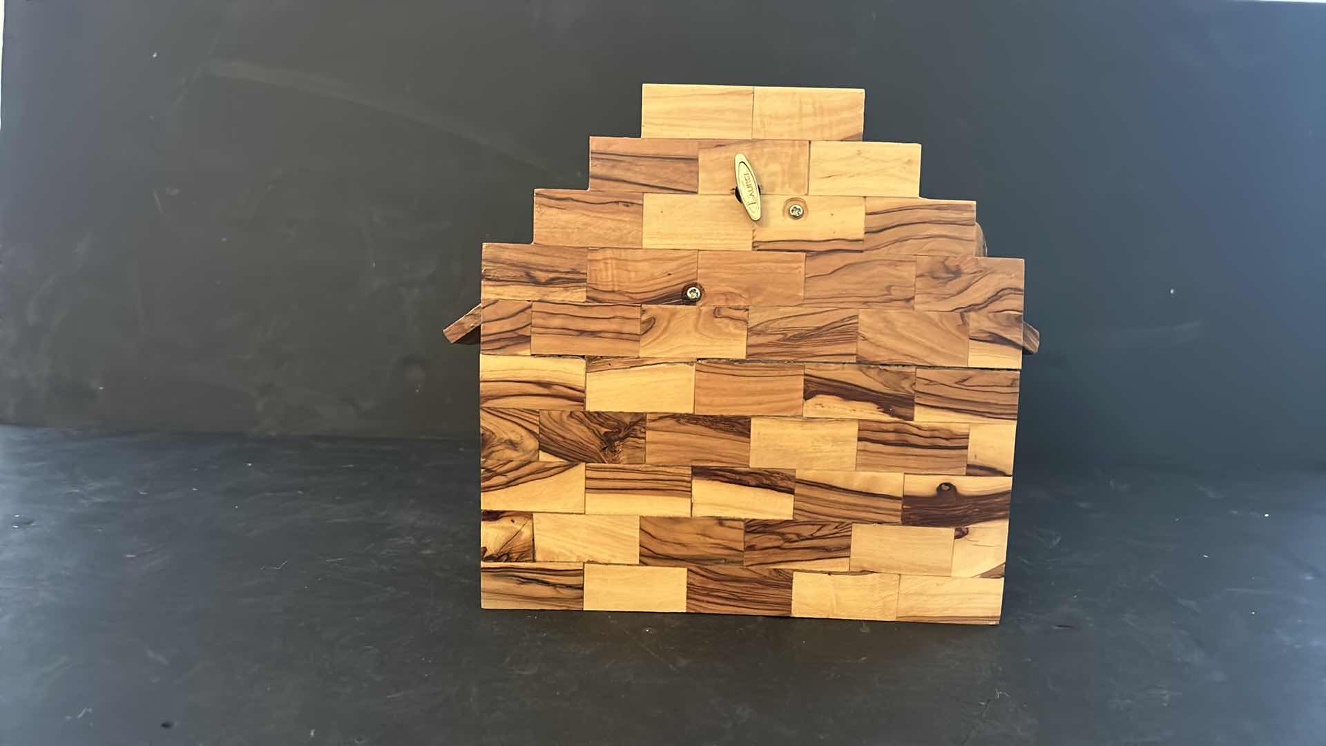 Photo 1 of MUSICAL WOOD NATIVITY SCENE “SILENT NIGHT” 8” x 8”