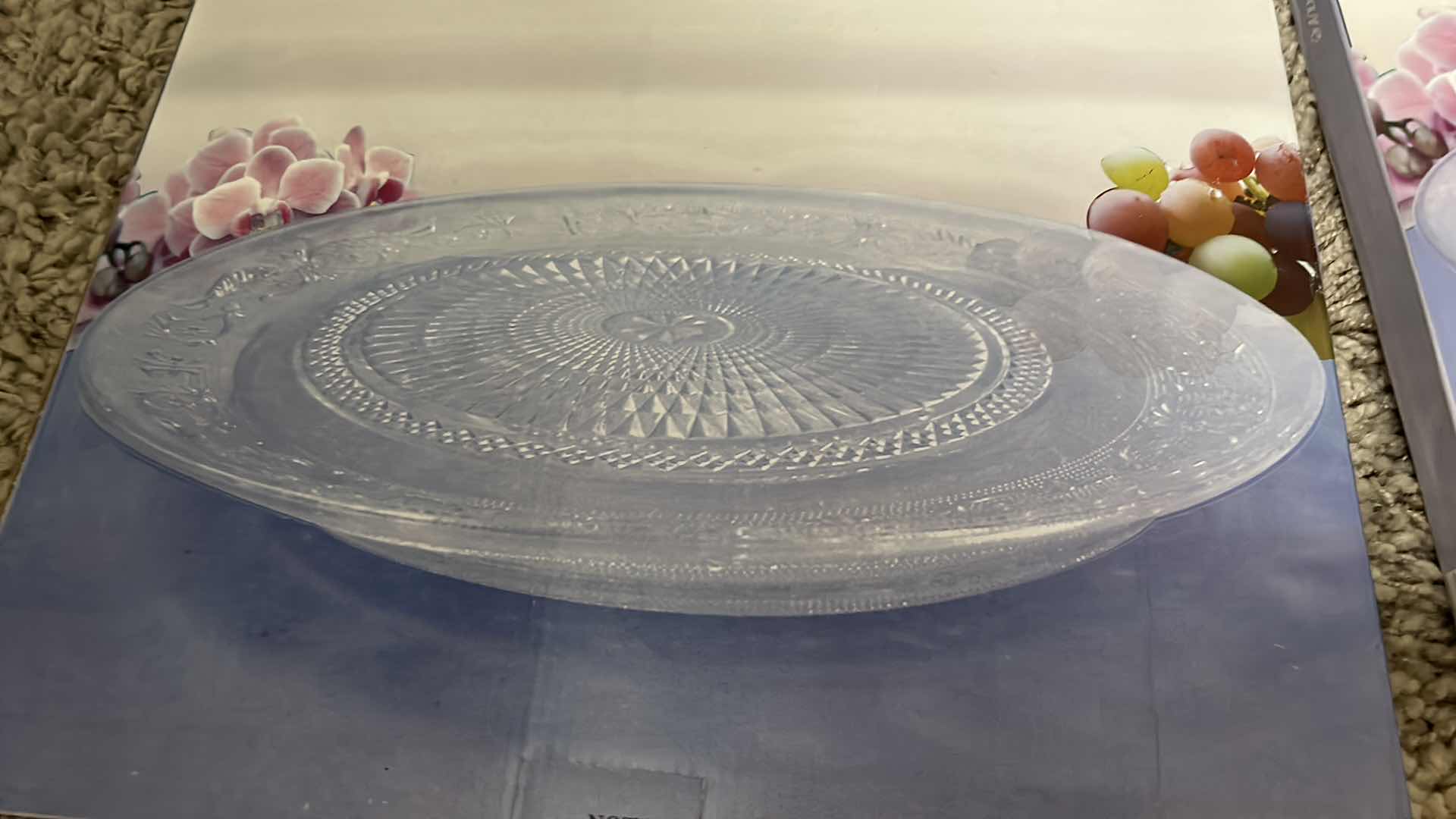 Photo 1 of 2- 13” GLASS PLATTERS
