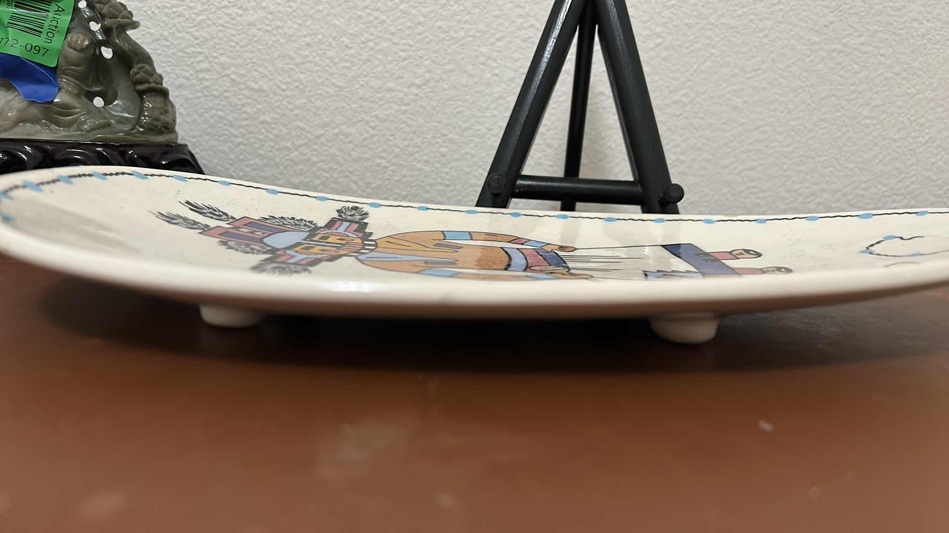 Photo 1 of HAND PAINTED KACHINA OF THE PUEBLO INDIANS BY GENEVIEVE GOLSH RINCON RESERVATION 1976 H13.5” (STAND NOT INCLUDED)