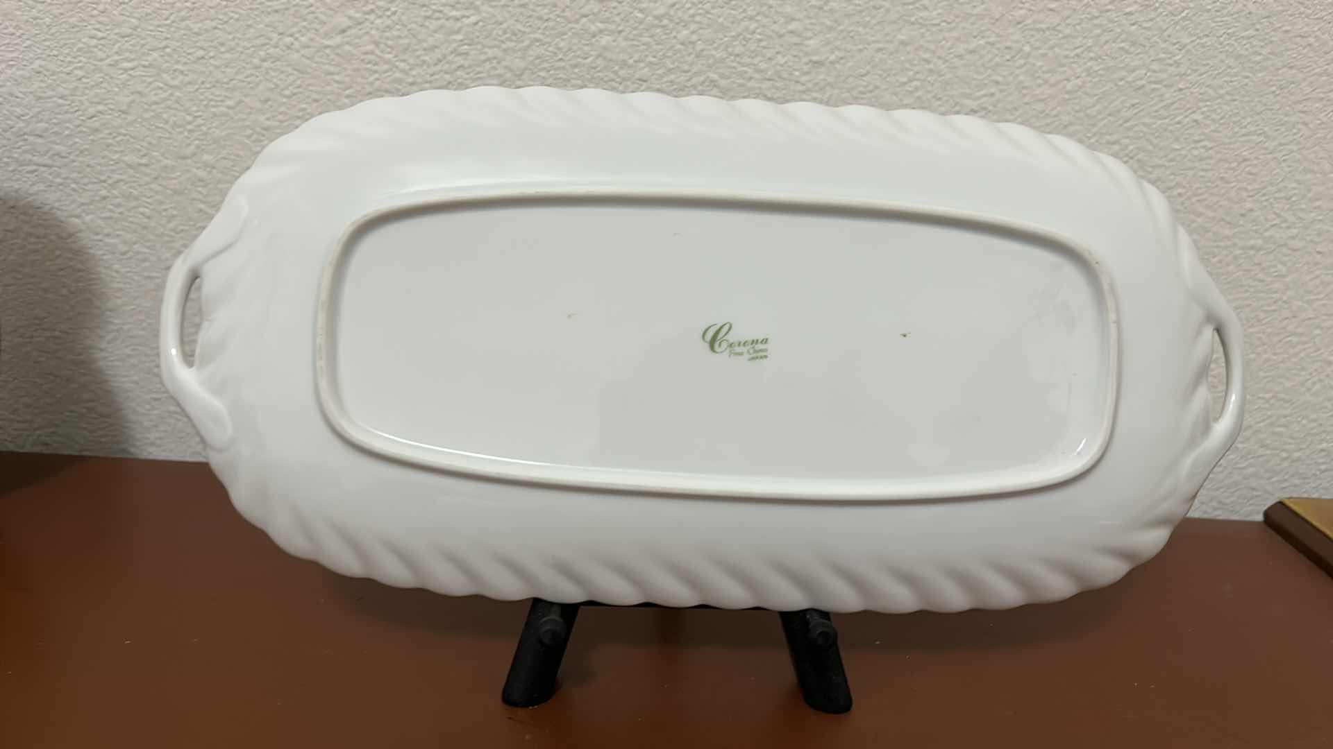 Photo 1 of CORONA FINE CHINA PLATTER 14” x 7”