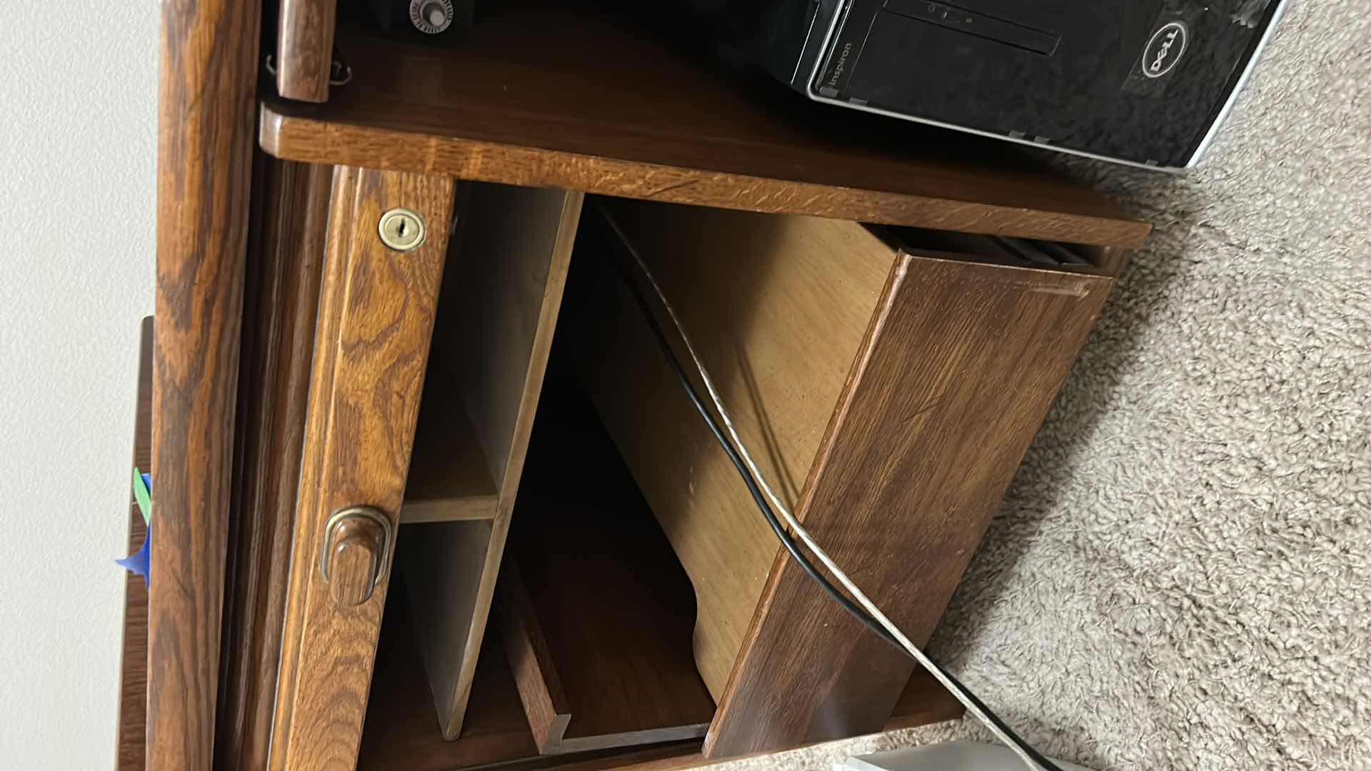 Photo 1 of COMPUTER DESK (ELECTRONICS NOT INCLUDED) 47 1/2“ x 26 1/2“ x 27“ and