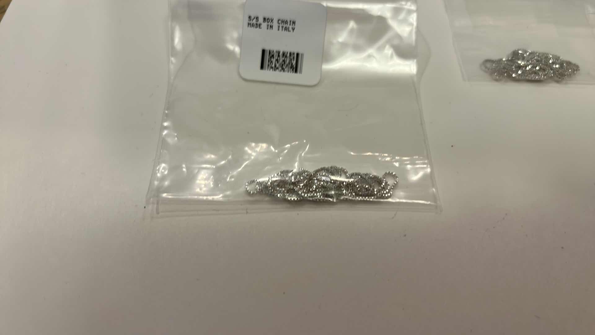 Photo 1 of 4 STERLING SILVER FROM ITALY CHAINS