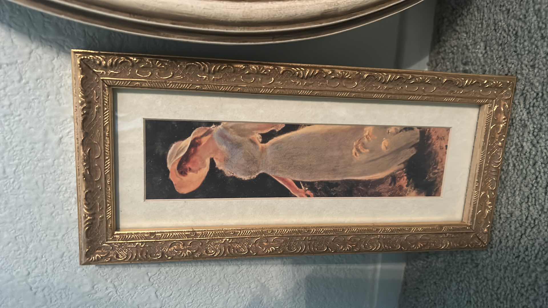 Photo 1 of 6 VINTAGE PIECES OF ARTWORK OVAL 15” x 19”