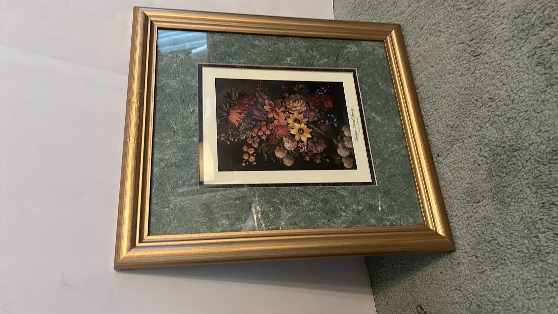 Photo 1 of 3 FLORAL ARTWORK 15 1/2“ x 18“