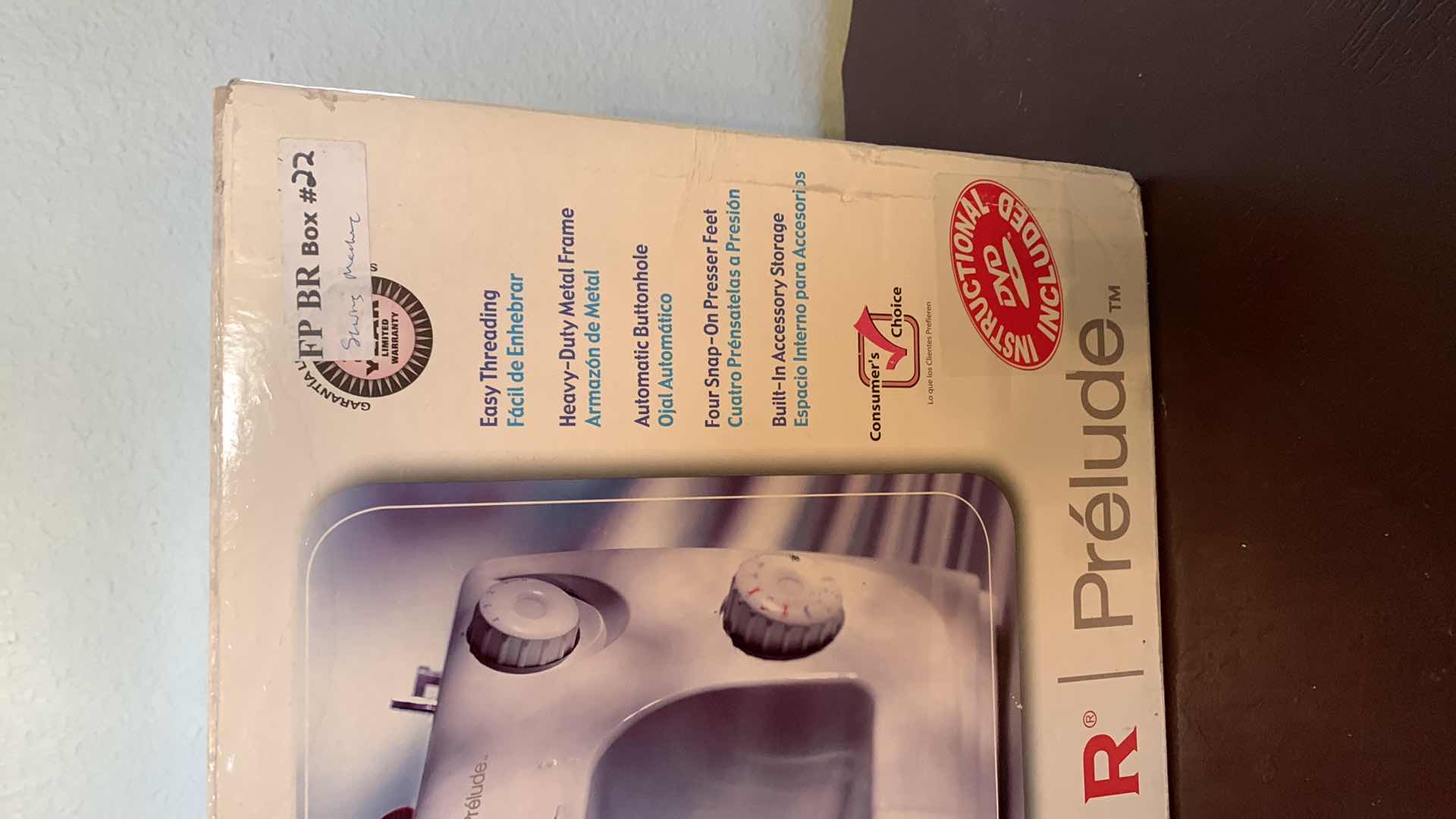 Photo 1 of SINGER PRELUDE SEWING MACHINE