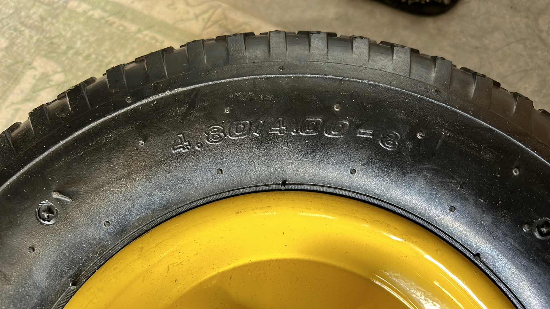 Photo 1 of 2 PACK AR-PRO 4.80 4.00-8" TIRE AND WHEEL SET