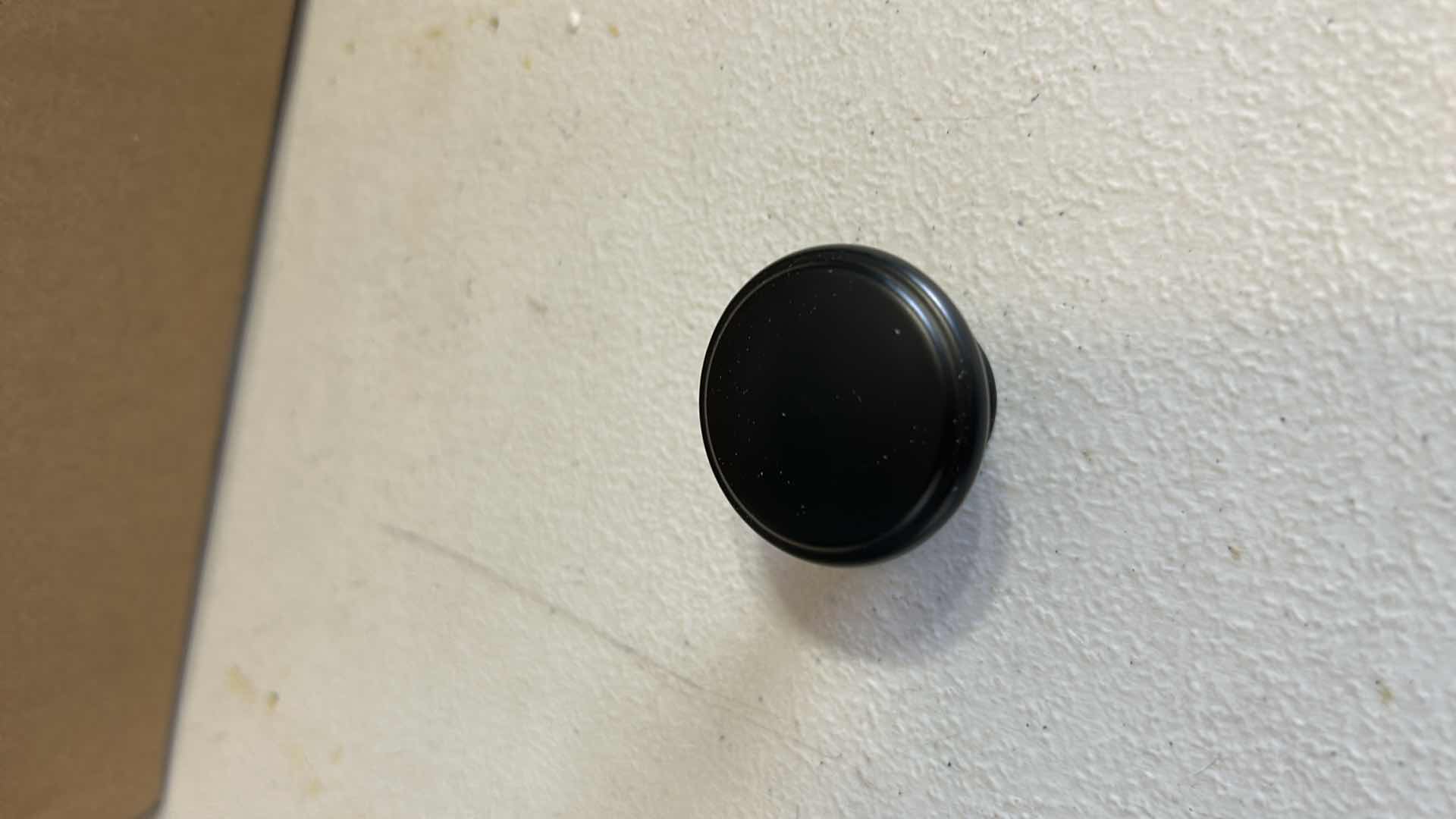 Photo 4 of 3 NEW BOXES - AMAZON BASICS MODERN WIDE RING CABINET KNOBS  FLAT BLACK 