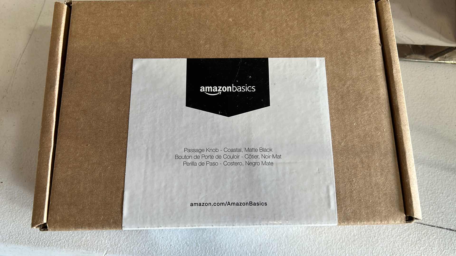 Photo 1 of NEW AMAZON BASICS PASSAGE KNOW COASTAL MATTE BLACK 