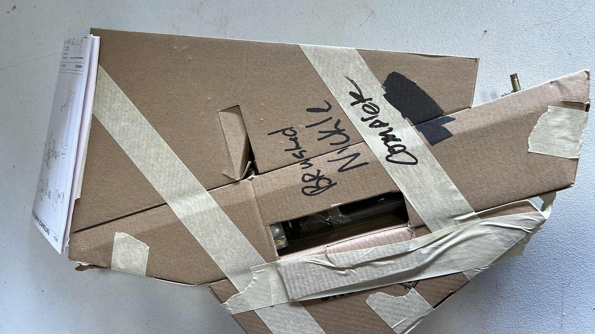 Photo 1 of NEW FRONT DOOR HANDLESET BRUSHED NICKLE