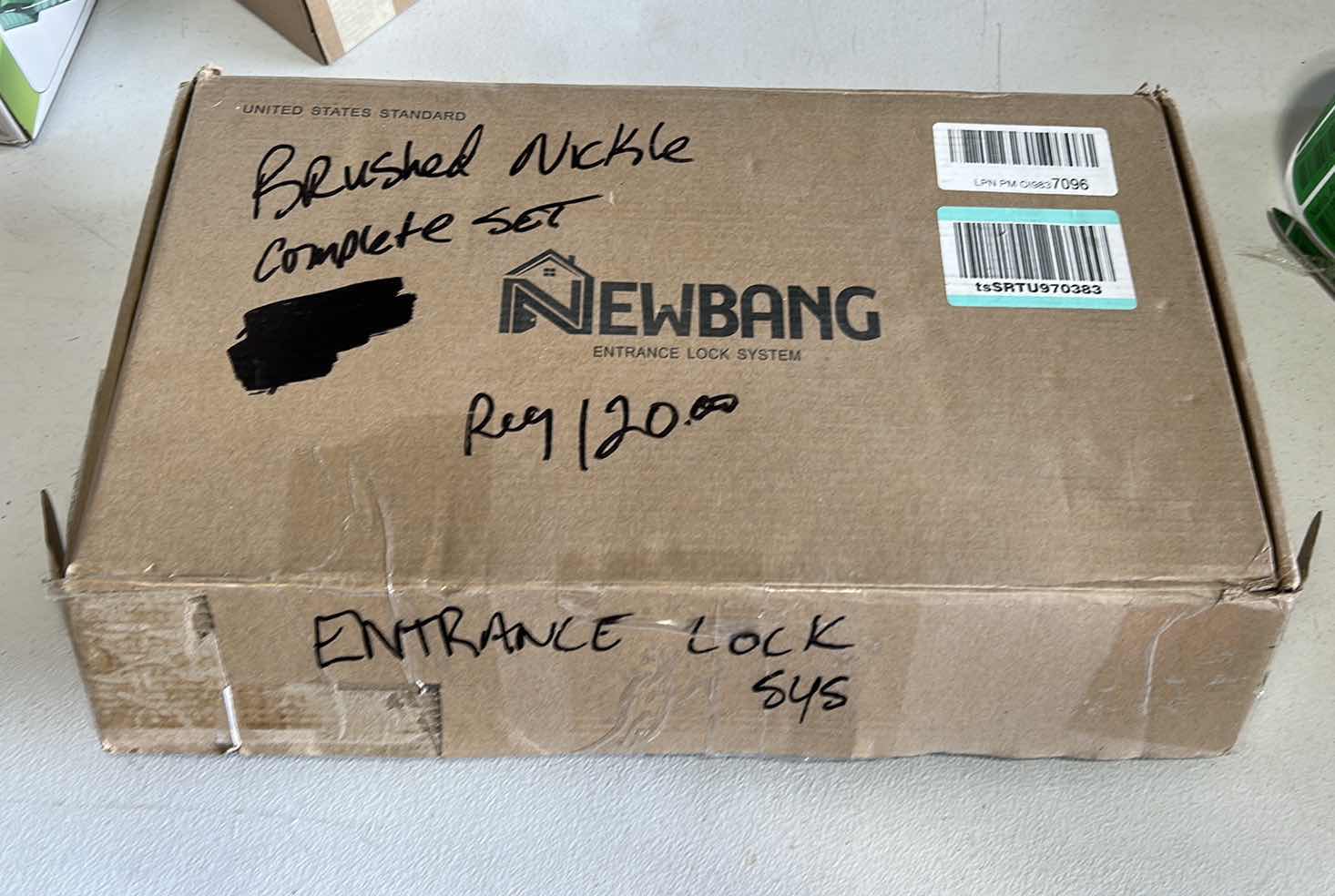 Photo 1 of NEW NEWBANG ENTRANCE LOCK SYSTEM - FRONT DOOR HANDLESET BRUSHED NICKLE