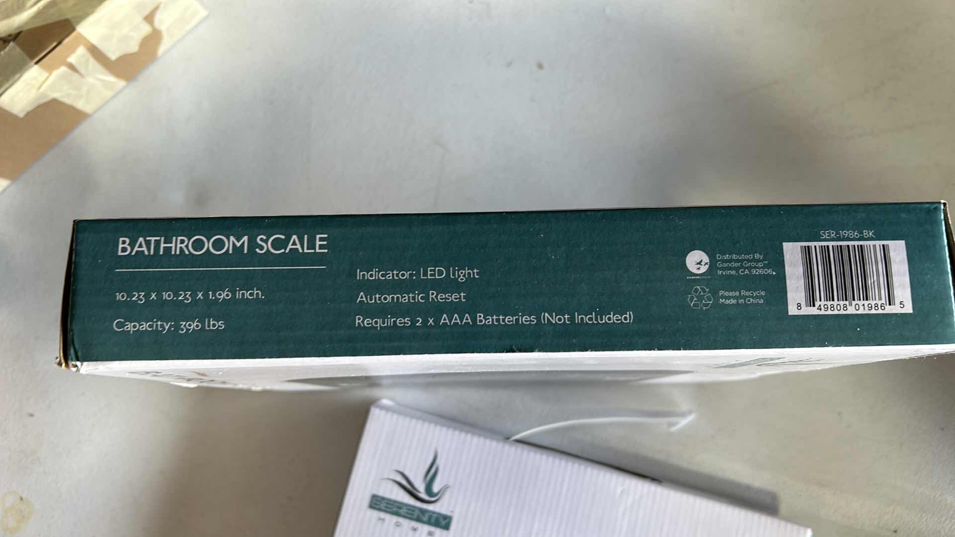 Photo 1 of 2 NEW SERENITY HOMES BATHROOM SCALES