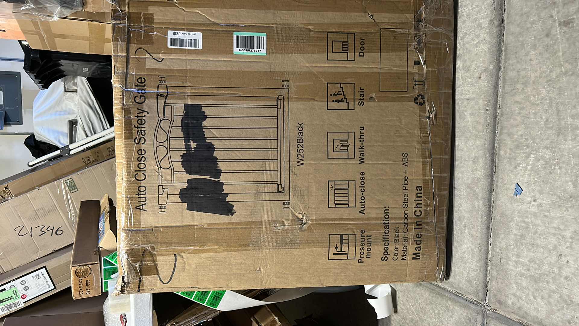 Photo 1 of AUTO CLOSE SAFETY GATE W252 BLACK