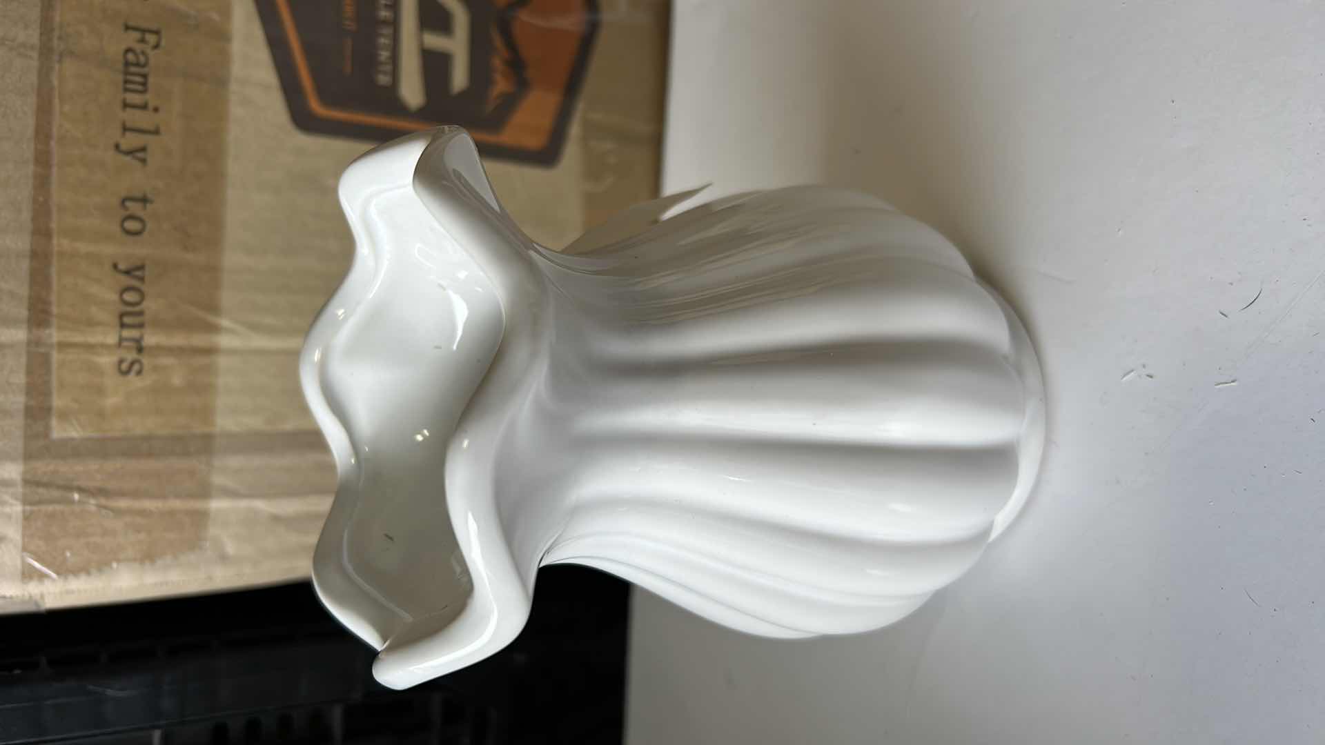 Photo 1 of NEW 6" VASE WITH FAUX FLOWERS