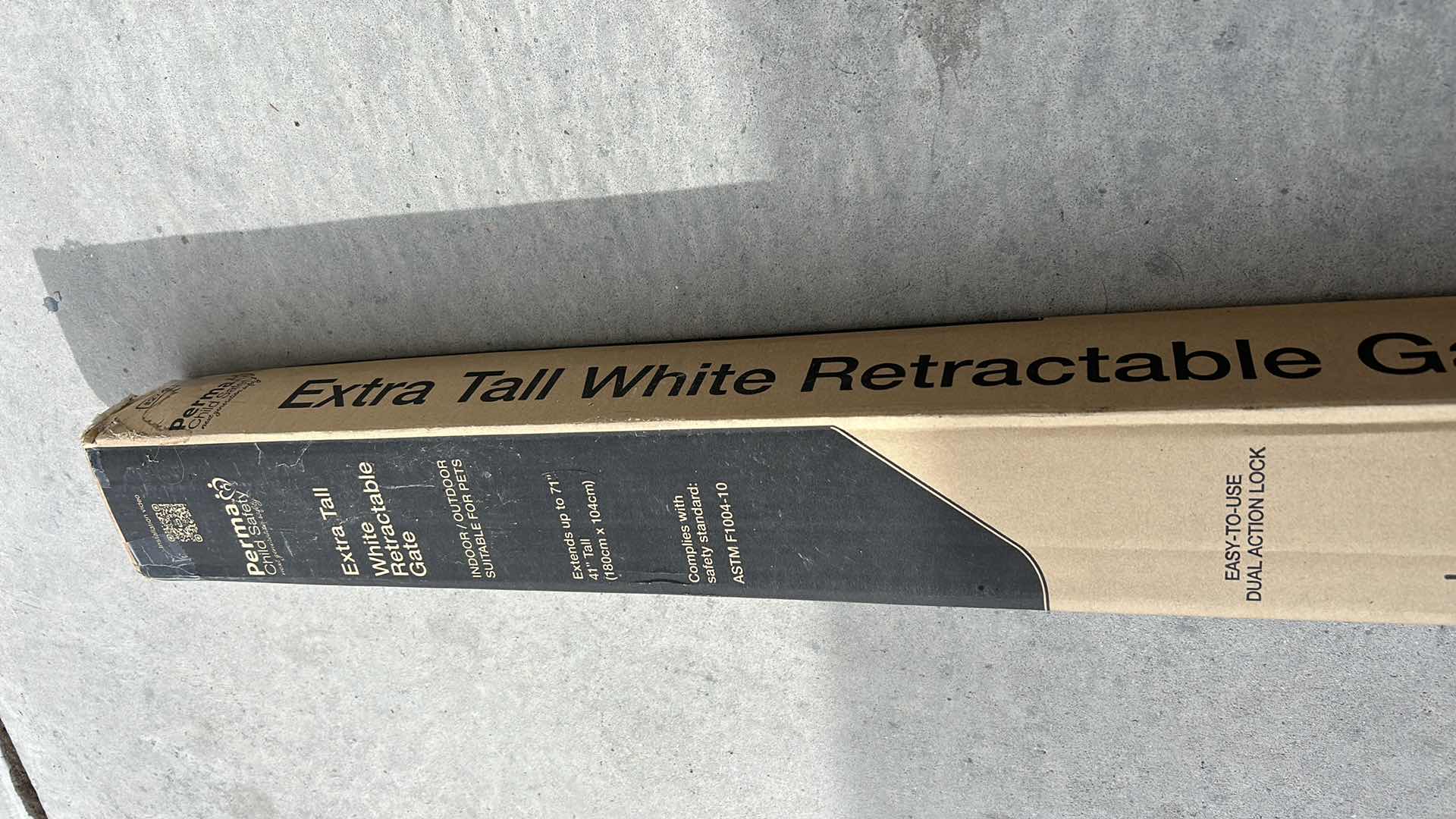 Photo 1 of EXTRA TALL WHITE RETRACTABLE GATE