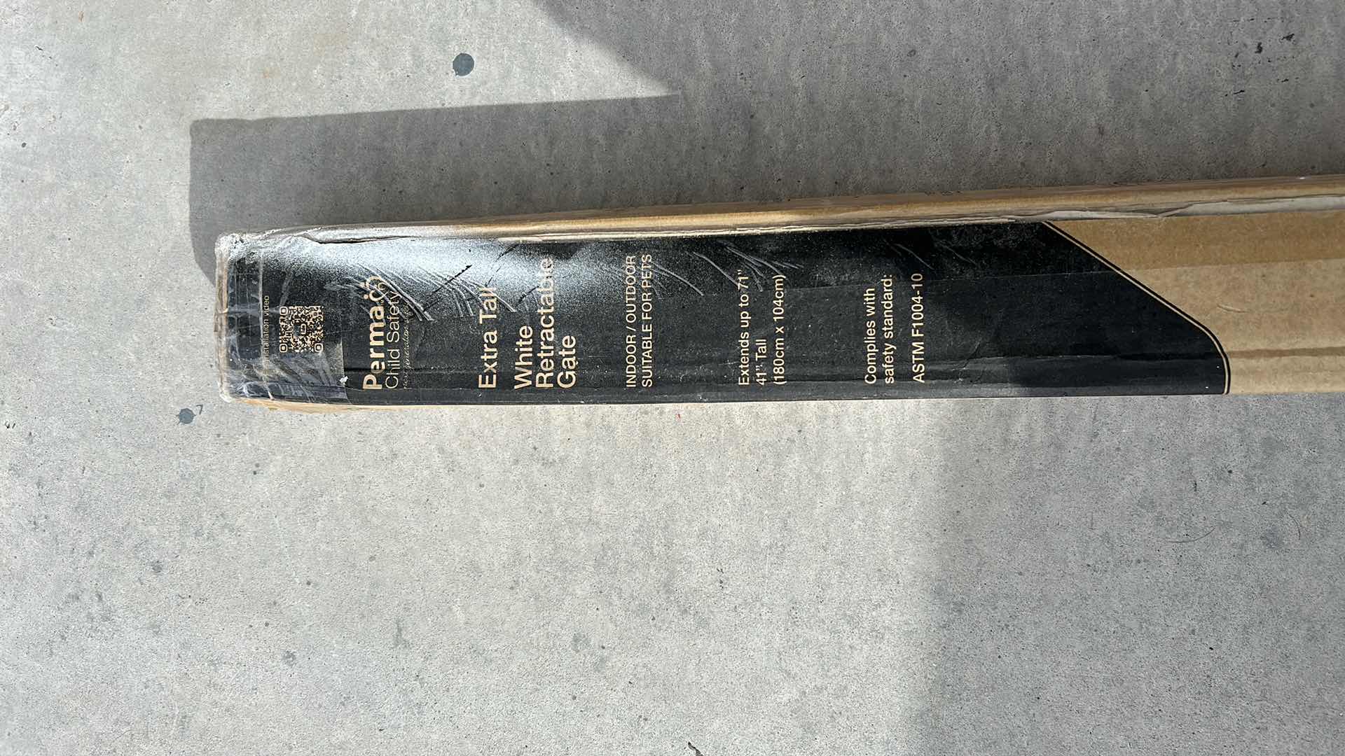 Photo 1 of EXTRA TALL WHITE RETRACTABLE GATE