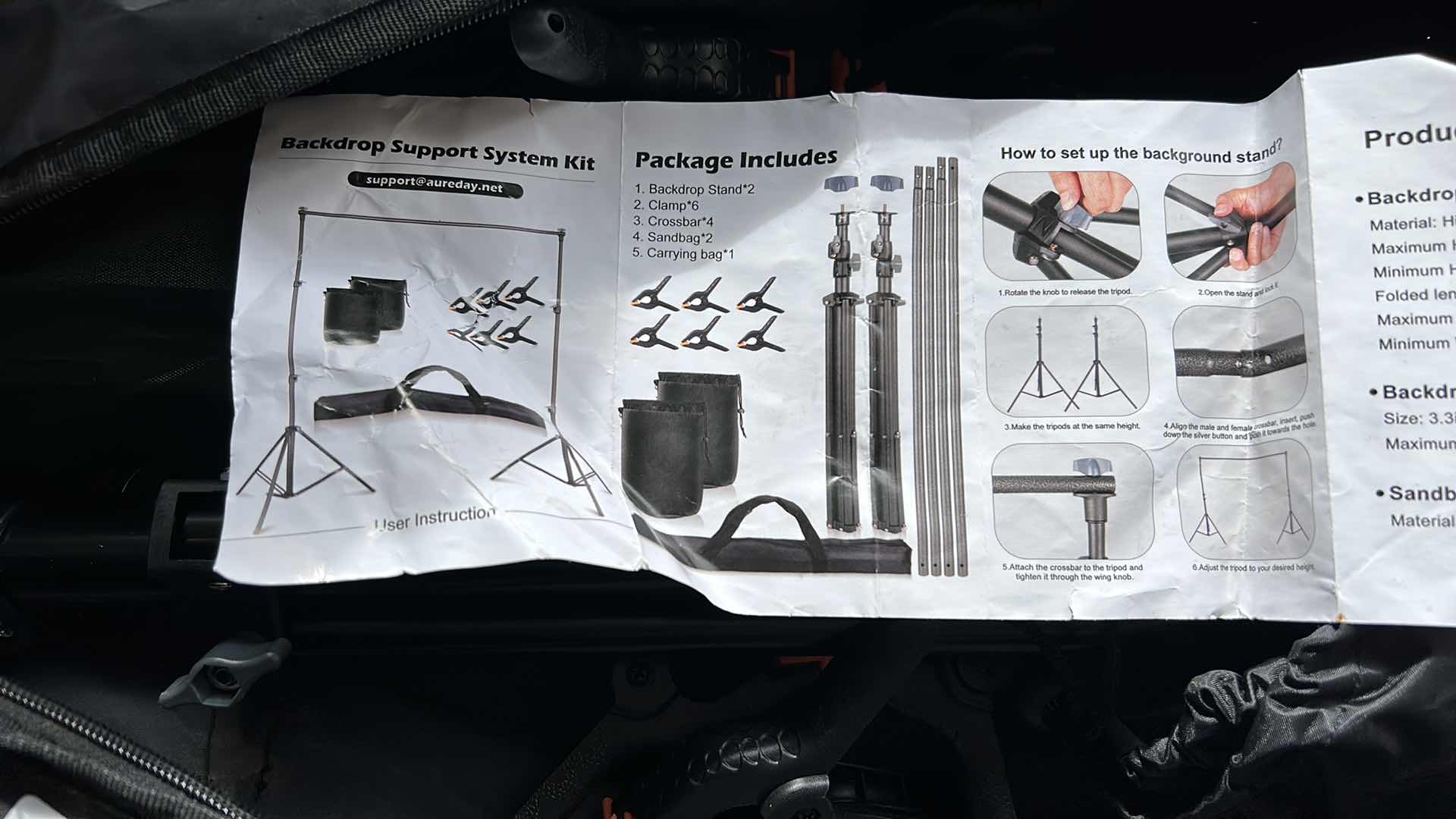 Photo 1 of BACKDROP SUPPORT SYSTEM