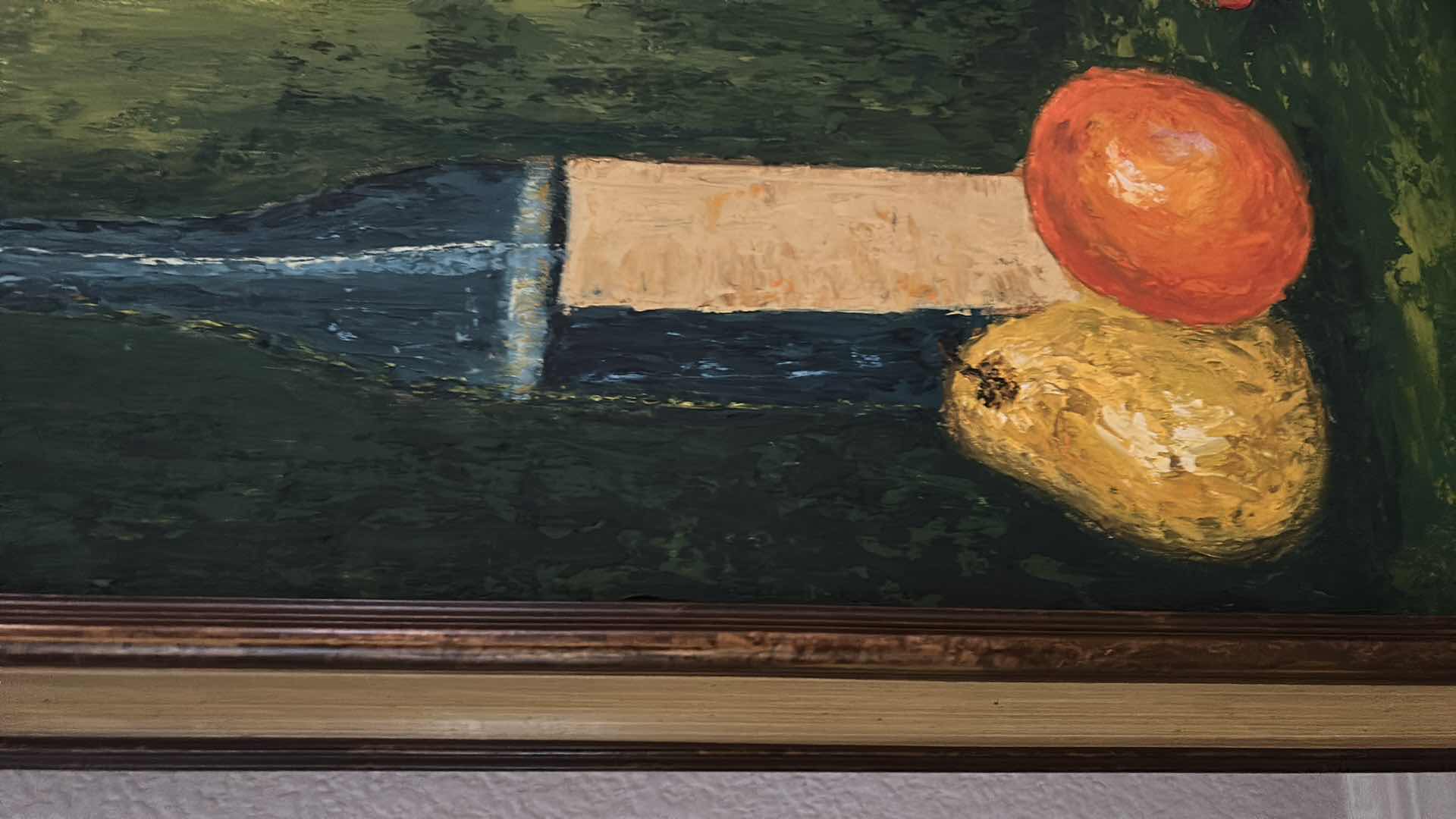 Photo 5 of ARTWORK OIL PAINTINGS ON CANVAS. SIGNED STILLSCAPES FRAMED LARGEST 31” x 17 1/2”.