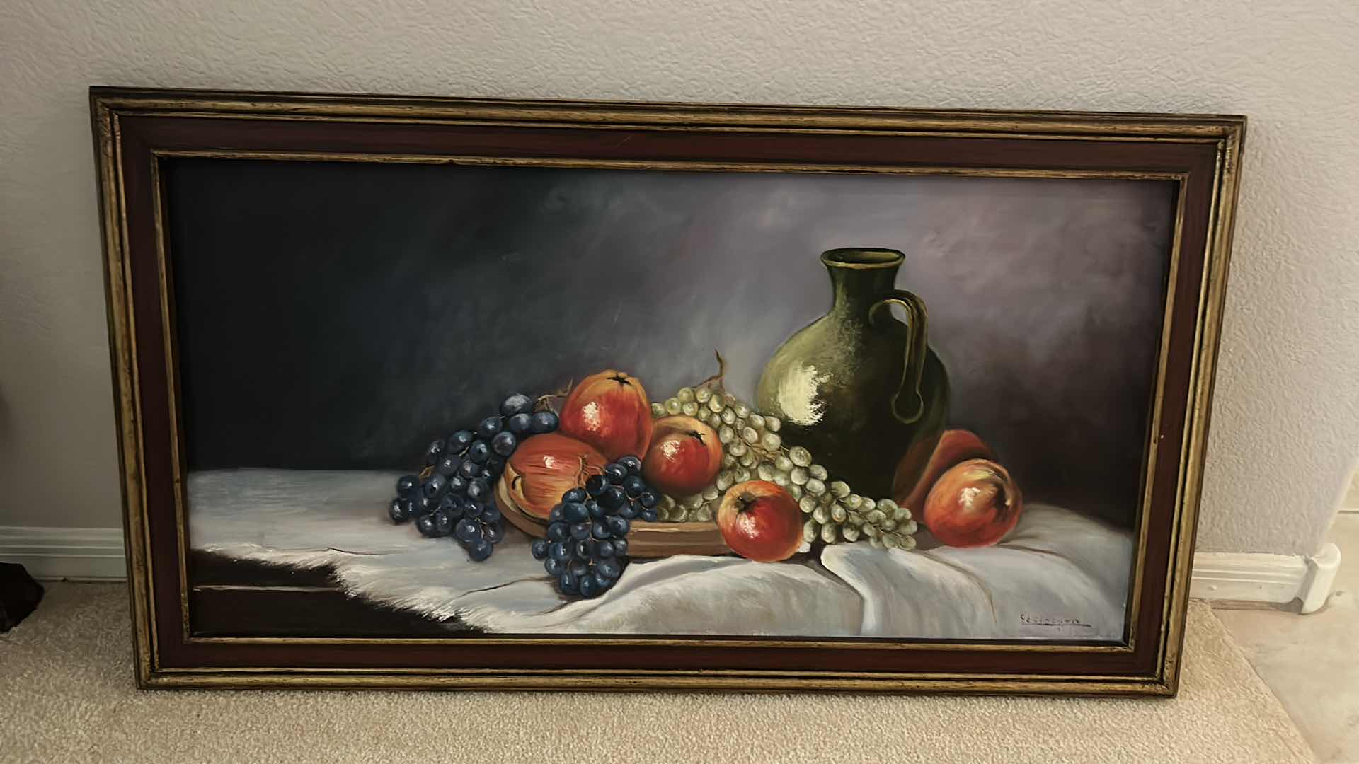 Photo 8 of ARTWORK OIL PAINTINGS ON CANVAS. SIGNED STILLSCAPES FRAMED LARGEST 31” x 17 1/2”.