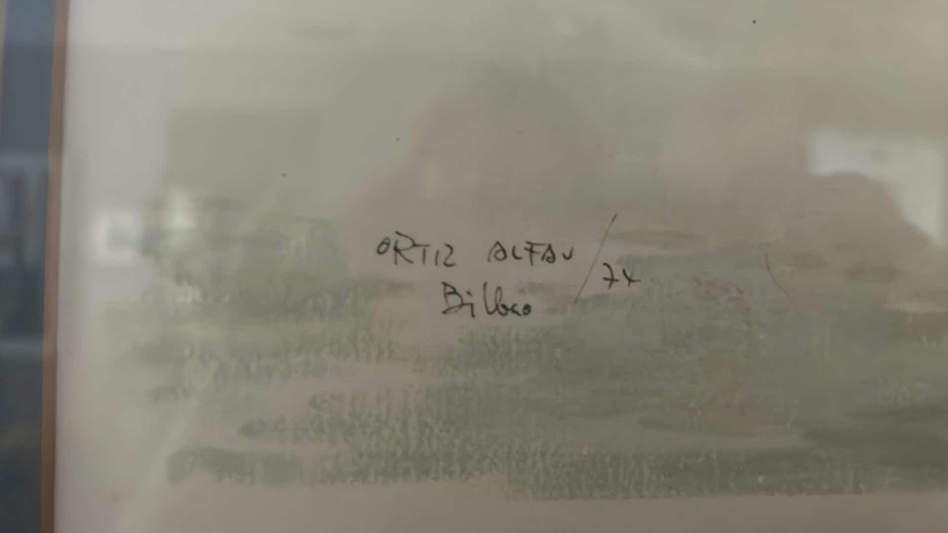 Photo 1 of WALL DECOR- ARTIST SIGNED WATERCOLOR “BOATS”, FRAMED ARTWORK 35 x 28”