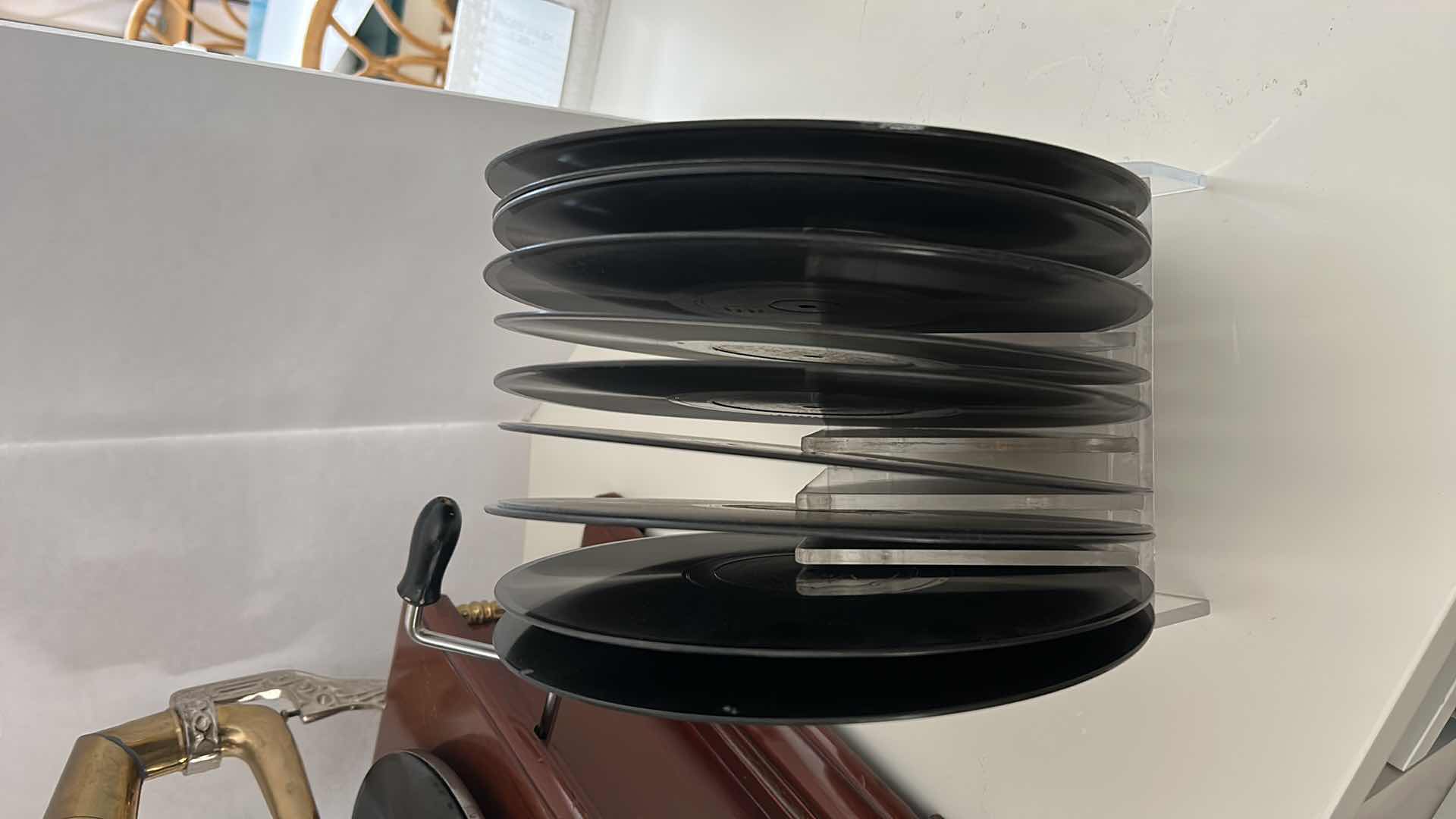 Photo 9 of VINTAGE VICTROLA WITH RECORDS 15” x 18” x H27”