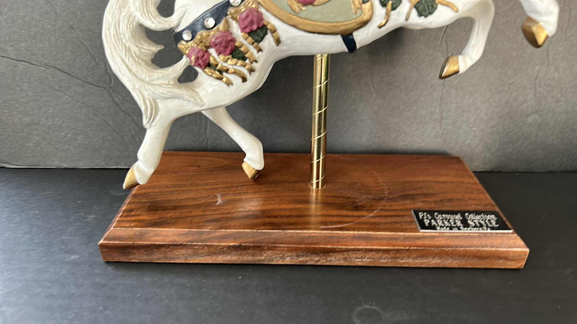 Photo 1 of PJ’s CAROUSEL COLLECTION PARKER STYLE CAROUSEL HORSE MADE IN VIRGINIA H12”