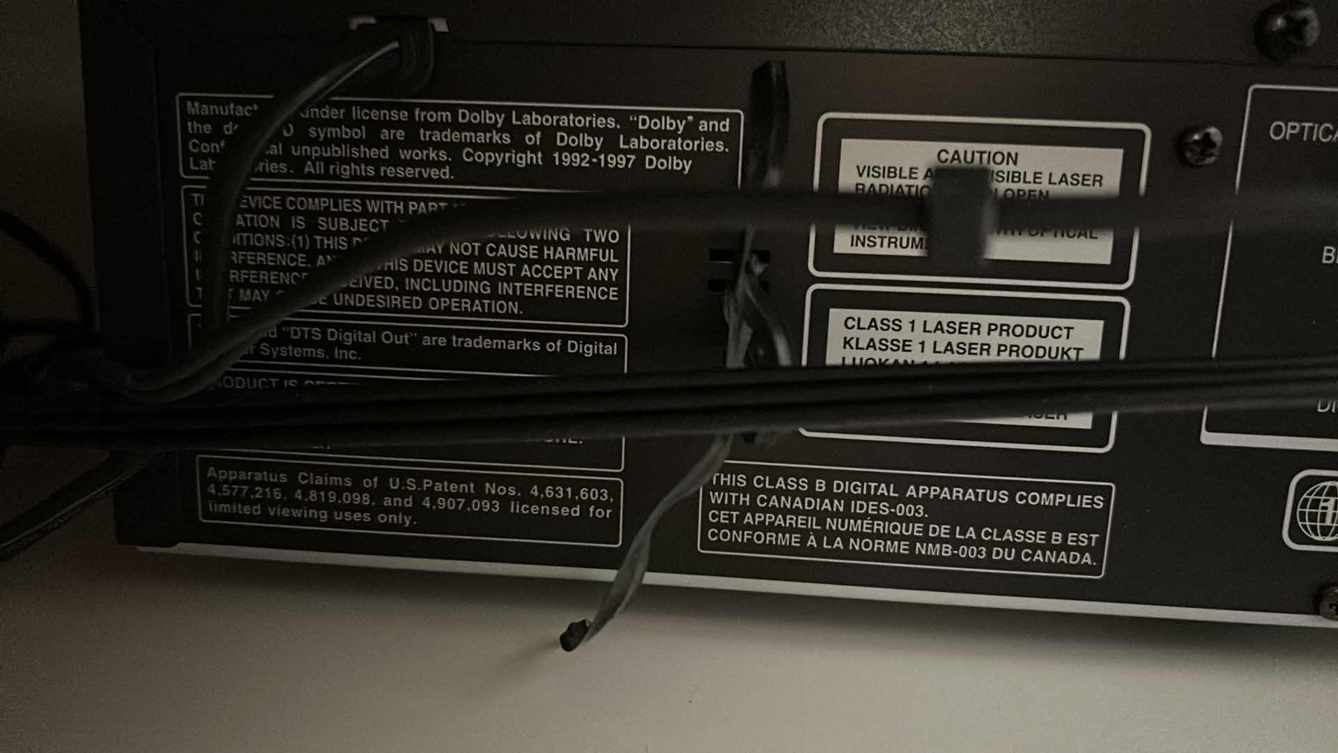 Photo 3 of TOSHIBA 5 DISC CAROUSEL CHANGER WITH REMOTE DVD’s AND DISC CLEANER