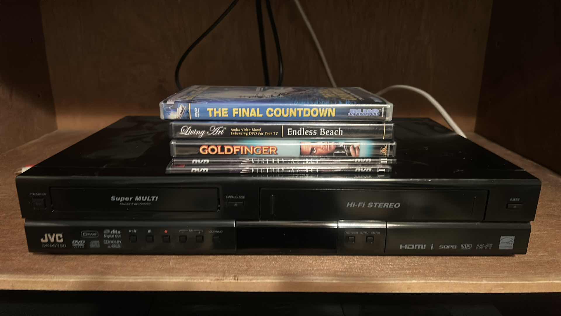 Photo 1 of 36” PANASONIC TV AND JVC DVD AND DISC PLAYER WITH DVD’S