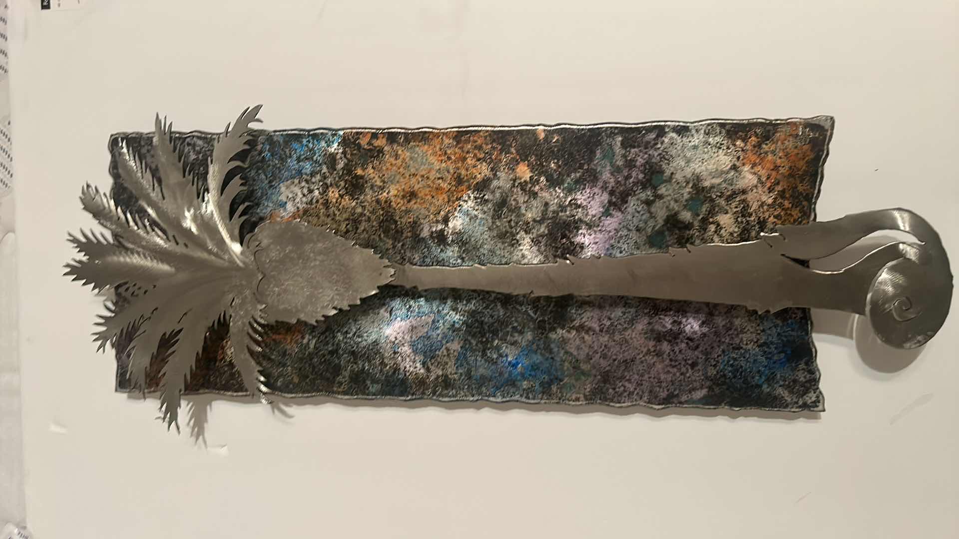 Photo 1 of WALL DECOR - VIGALL-ART ORIGINAL DESIGN METAL 3D PALM TREE 12” x 29