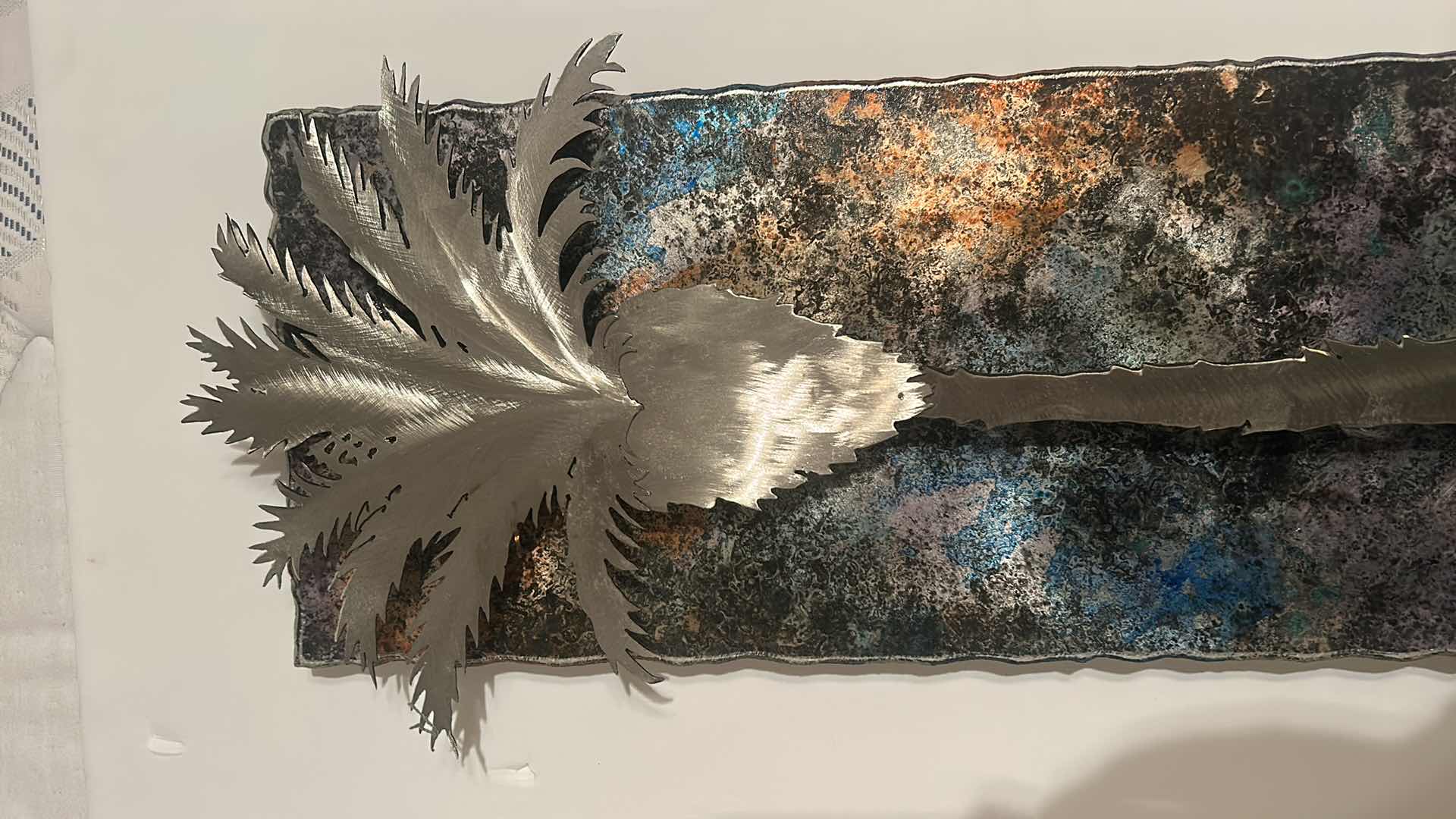 Photo 1 of WALL DECOR - VIGALL-ART ORIGINAL DESIGN METAL 3D PALM TREE 12” x 29