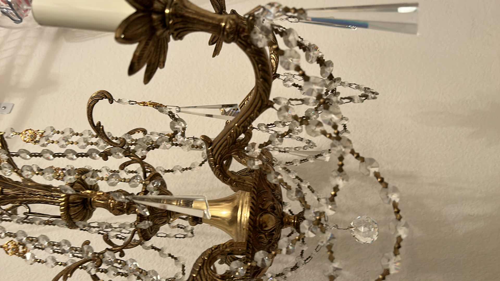 Photo 1 of EXQUISITE VINTAGE CHANDELIER WITH ALL THE PIECES. 23” x 23”.