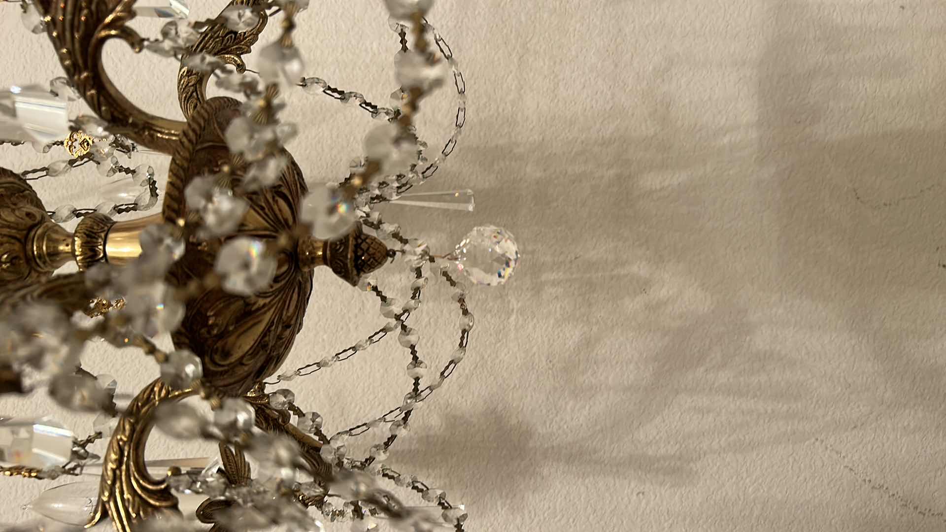 Photo 11 of EXQUISITE VINTAGE CHANDELIER WITH ALL THE PIECES. 23” x 23”.