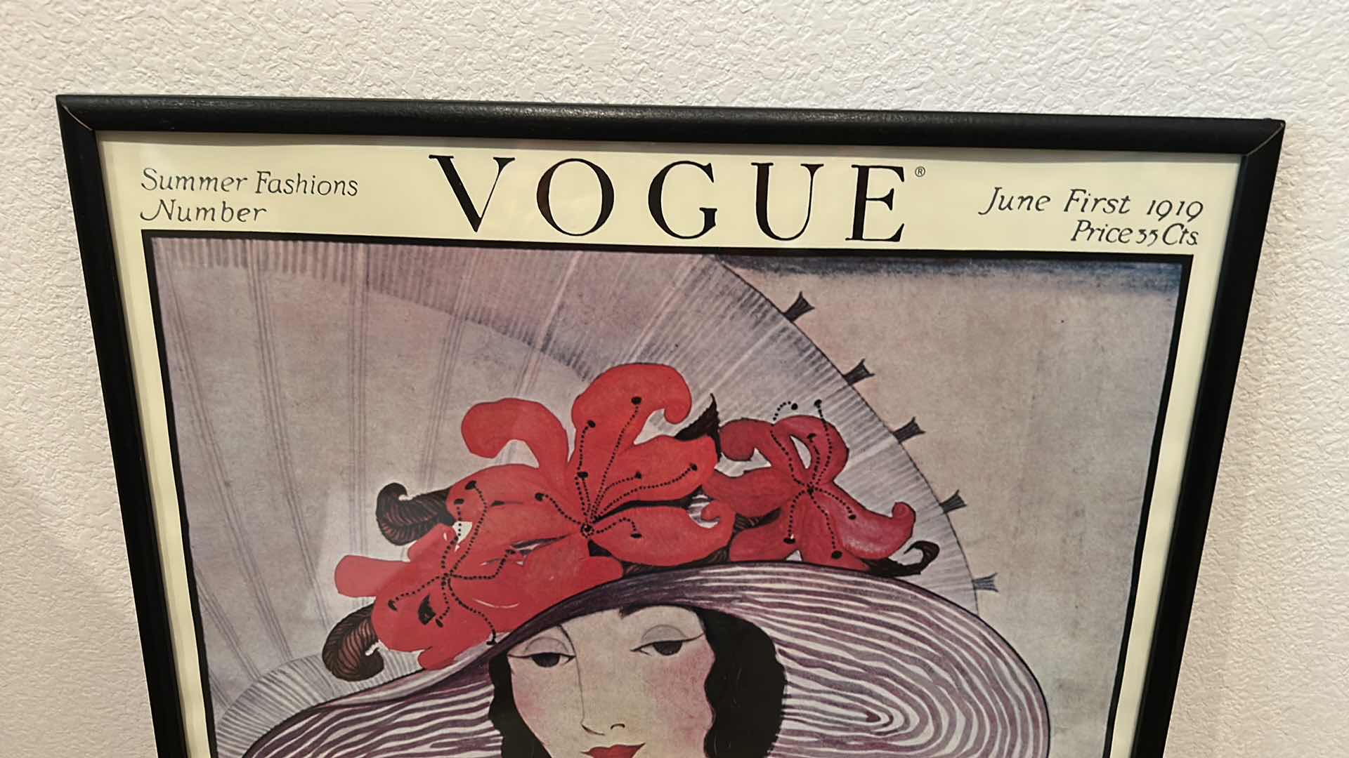 Photo 1 of VOGUE ARTWORK 18 1/2” x 25 1/2