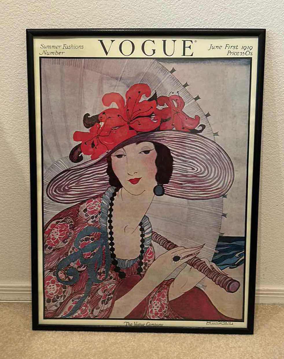 Photo 1 of VOGUE ARTWORK 18 1/2” x 25 1/2