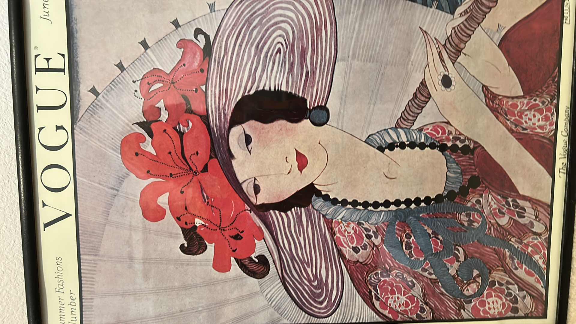 Photo 1 of VOGUE ARTWORK 18 1/2” x 25 1/2