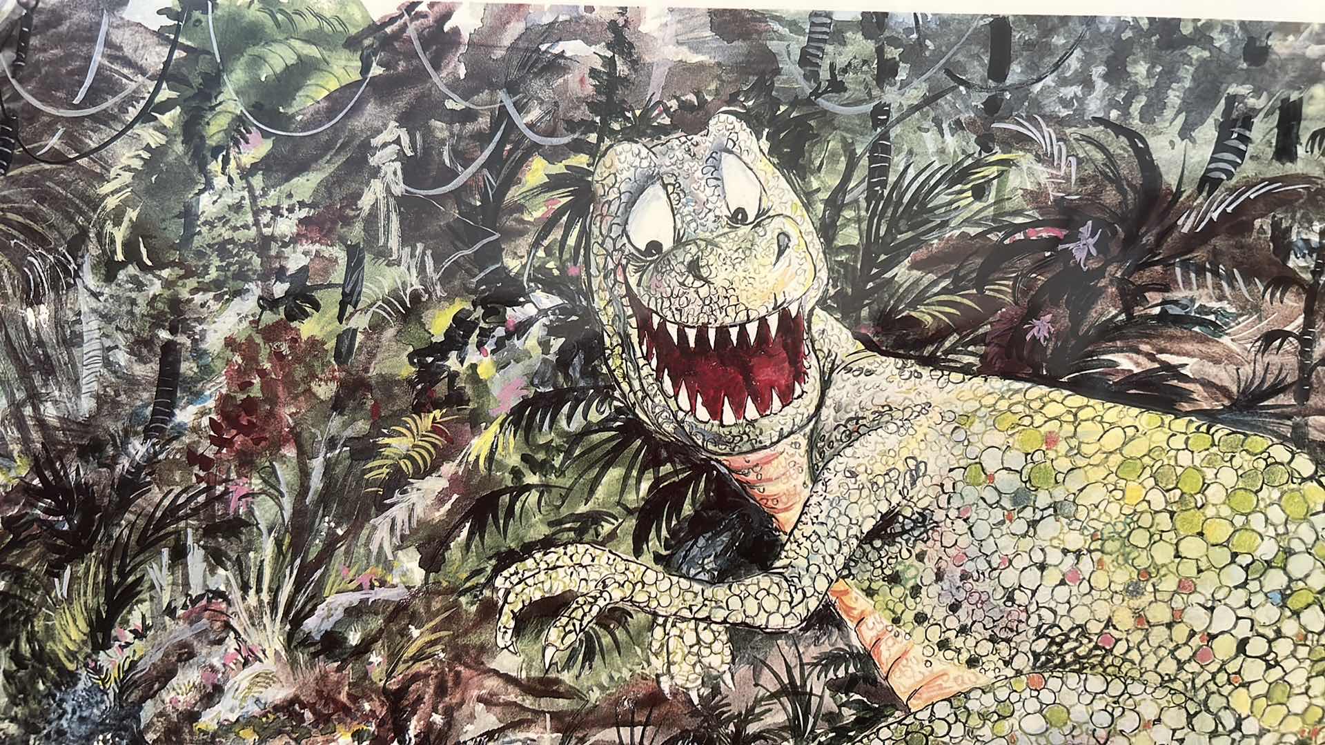 Photo 9 of RARE SIGNED NUMBERED 129/1000 ARTIST SIGNED RODECKER ‘87 ENTITLED “TEASING GRANDPA, FRAMED ARTWORK 24 1/2” x 19”