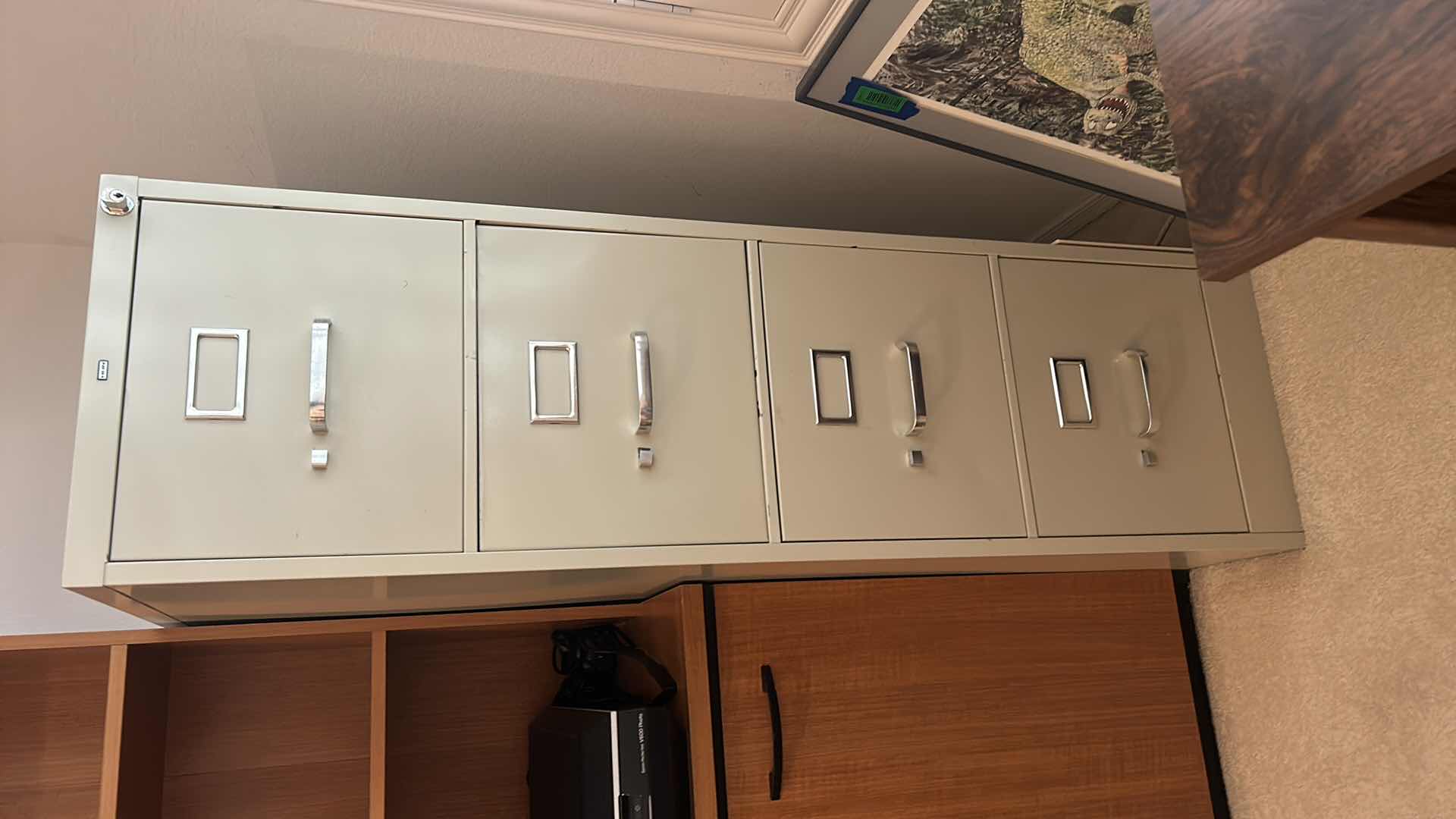 Photo 1 of METAL FILE CABINET 
(NO KEY) 15“ x 16 1/2“ x 52“