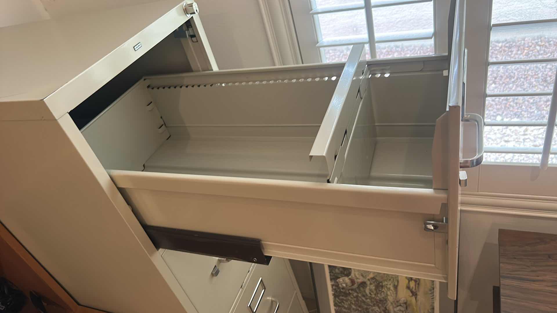 Photo 1 of METAL FILE CABINET 
(NO KEY) 15“ x 16 1/2“ x 52“