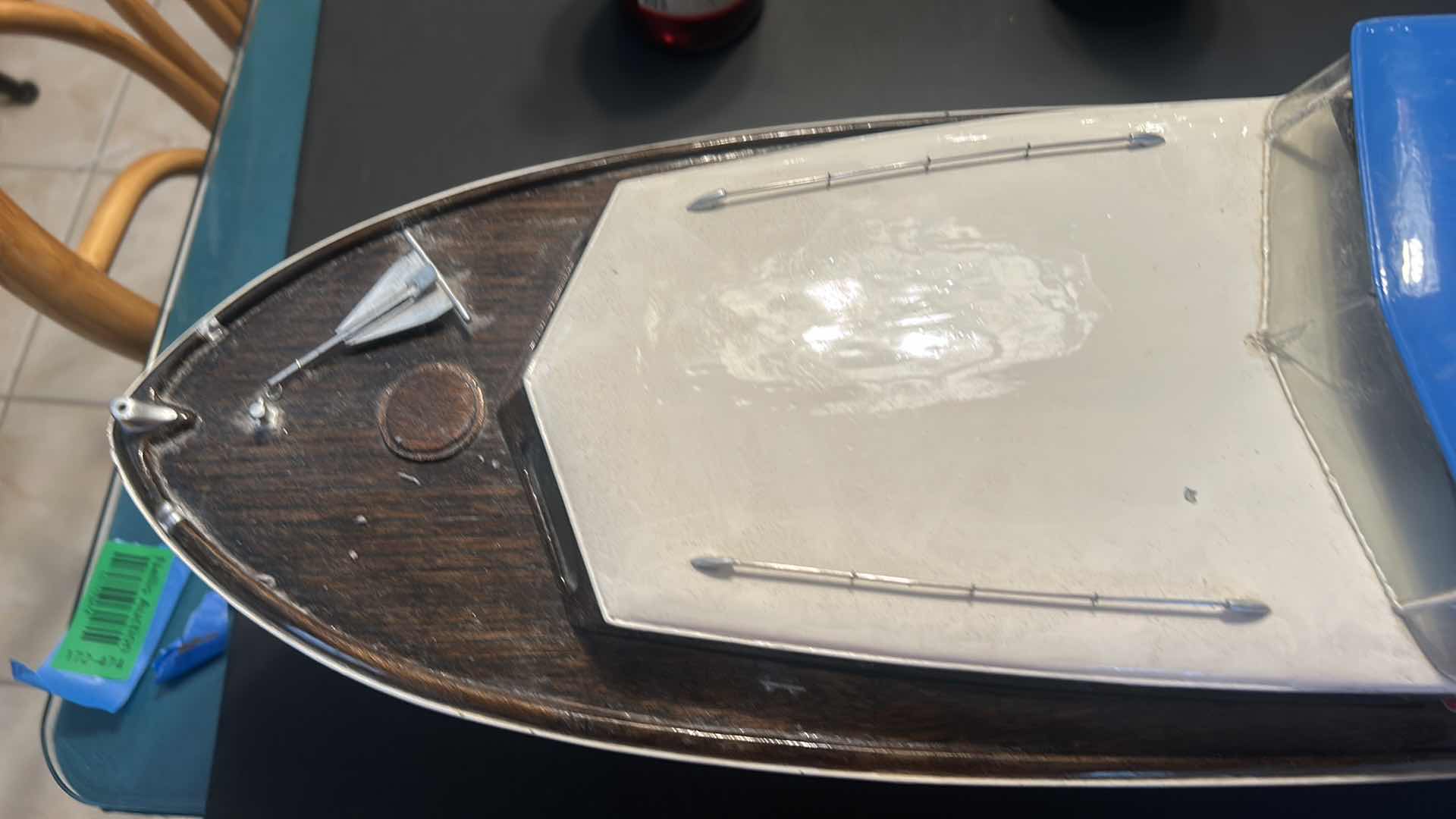 Photo 1 of MODEL BOAT ON STAND 28” x 9”