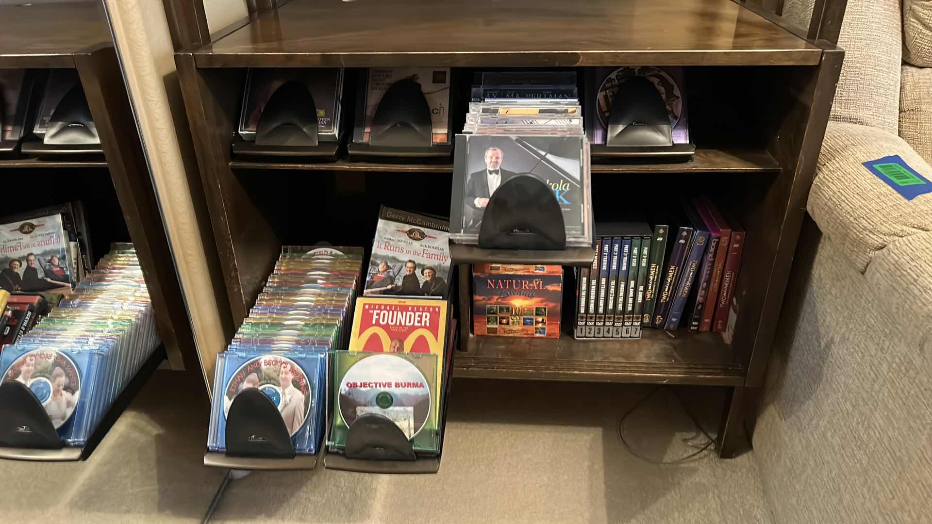 Photo 1 of BOOK SHELVES AND CD/DVD CABINET WITH EVERYTHING INCLUDED 32 1/2“ x 18“ x 68 1/2“