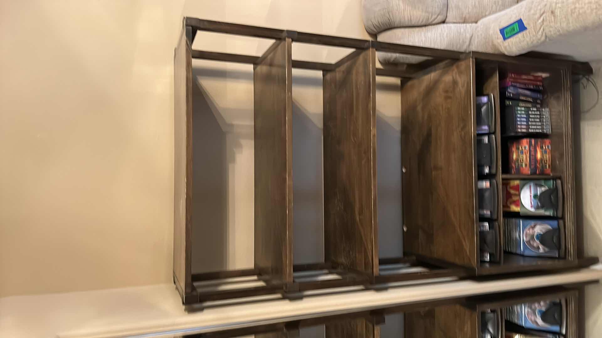 Photo 1 of BOOK SHELVES AND CD/DVD CABINET WITH EVERYTHING INCLUDED 32 1/2“ x 18“ x 68 1/2“
