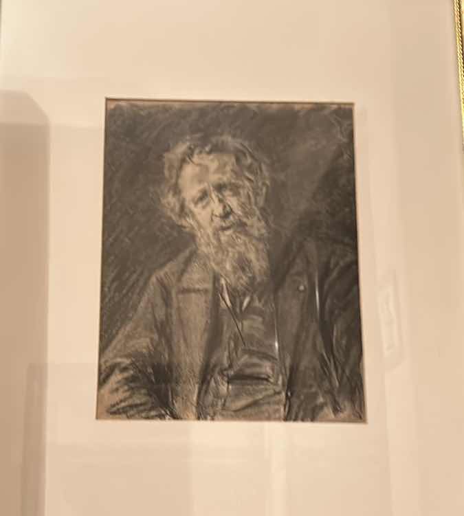 Photo 5 of 2 VINTAGE PIECES OF ARTWORK- 1 IS BY ARTHUR KAMPF LITHOGRAPH GERMAN ART 1928, 1 IS 1908  Max Liebermann Impressionism Art Constantin Meunier Portrait 