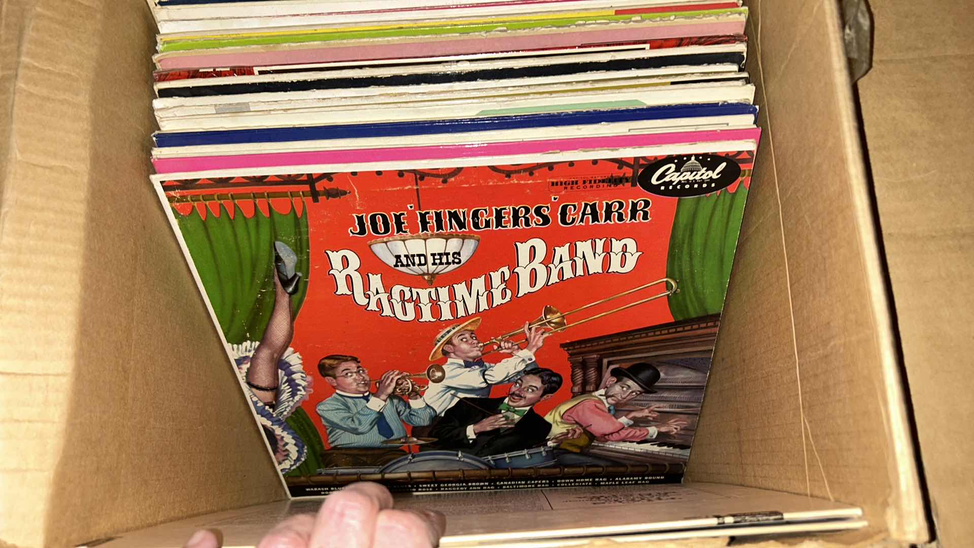 Photo 4 of BOX OF RARE VINTAGE RECORD ALBUMS