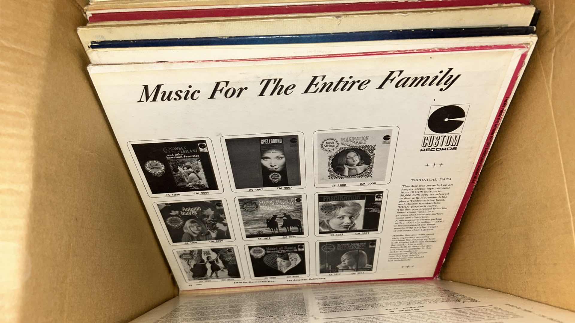 Photo 20 of BOX OF RARE VINTAGE RECORD ALBUMS